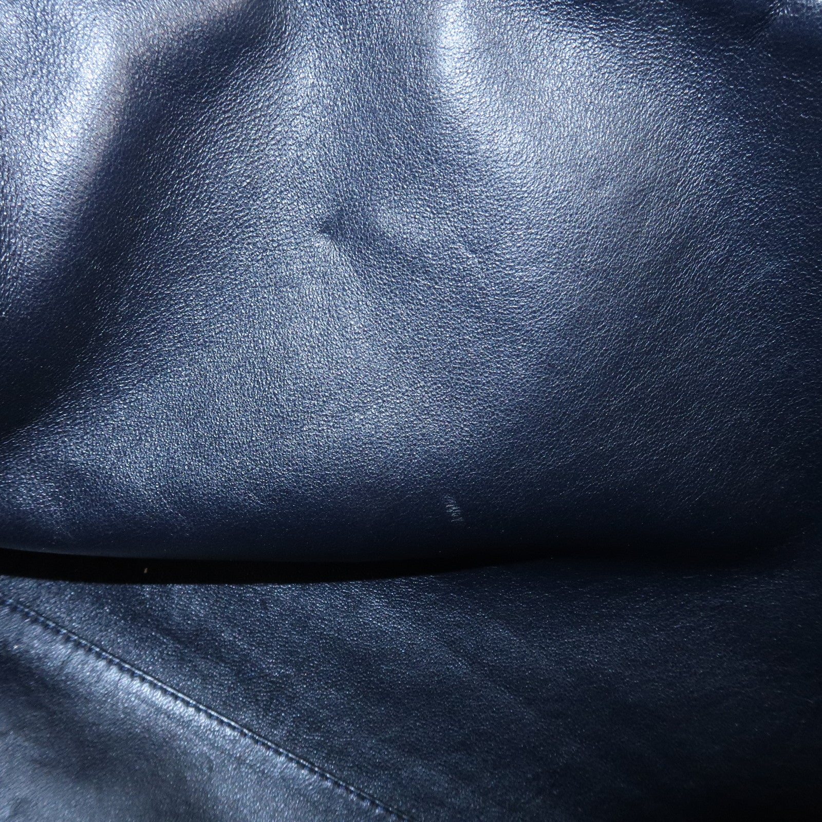 CHANEL COCO Mark Matelasse Canvas Patent Leather Tote Bag Used