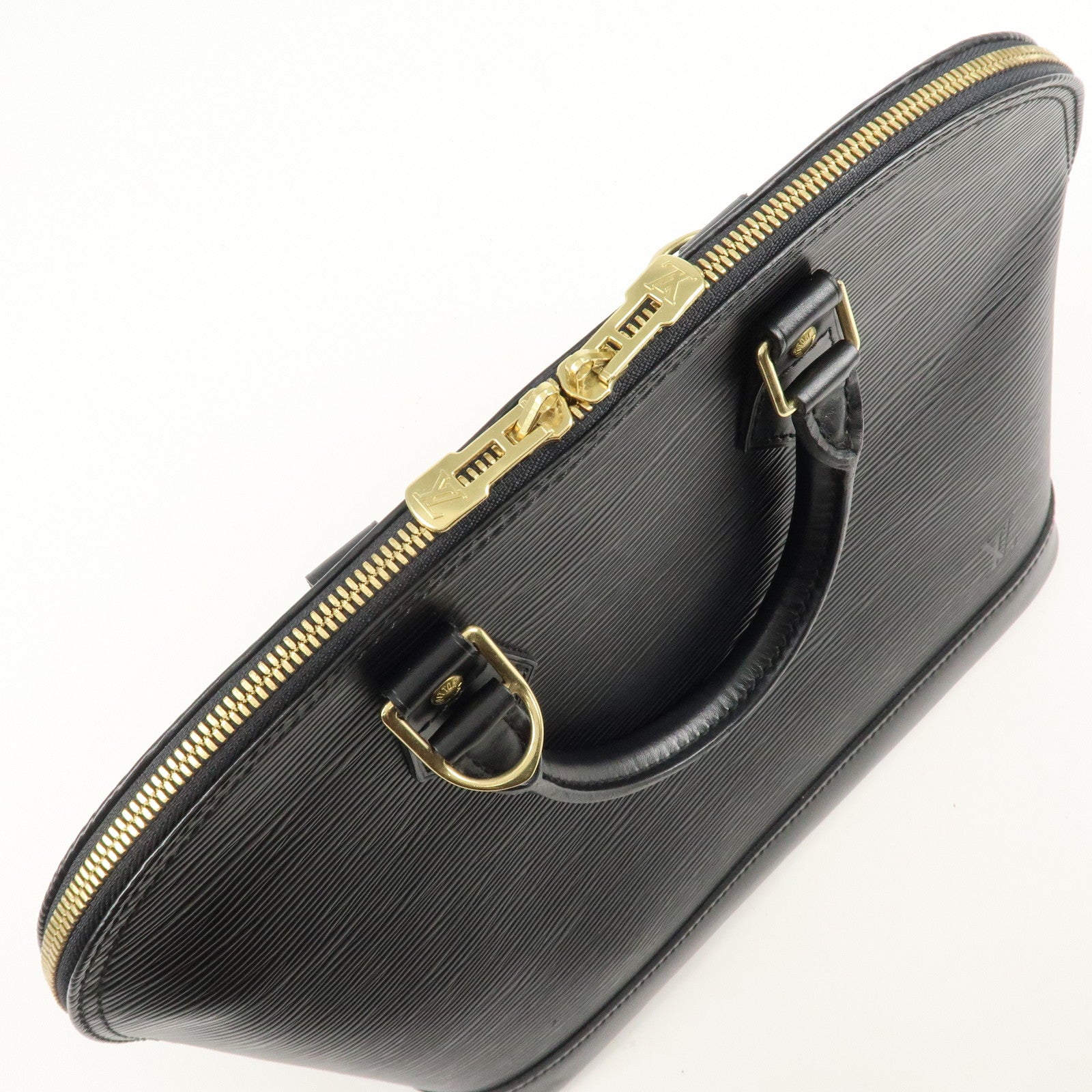 Louis Vuitton Epi Alma Hand Bag Noir Black M52142 Used