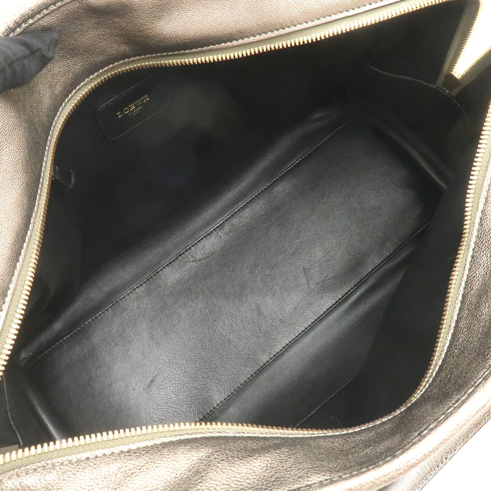 LOEWE Anagram Leather Amazona 35 Early Model Hand Bag Bronze