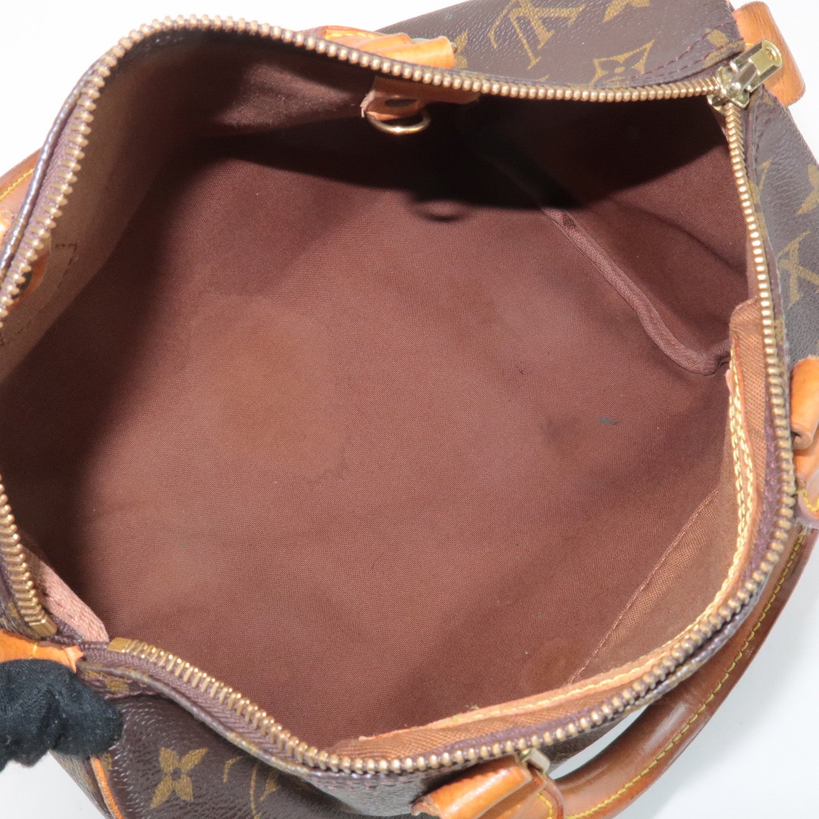 Louis Vuitton Monogram Speedy 30 Hand Bag Boston Bag M41526 Used
