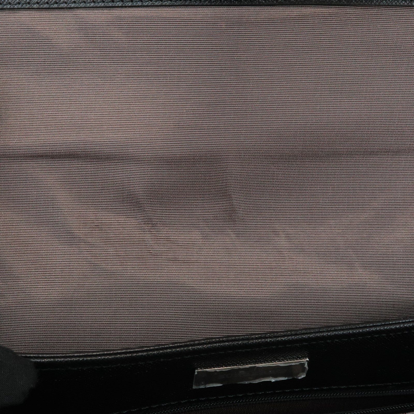 BURBERRY Leather Shoulder Bag Hand Bag Black Silver Hardware Used