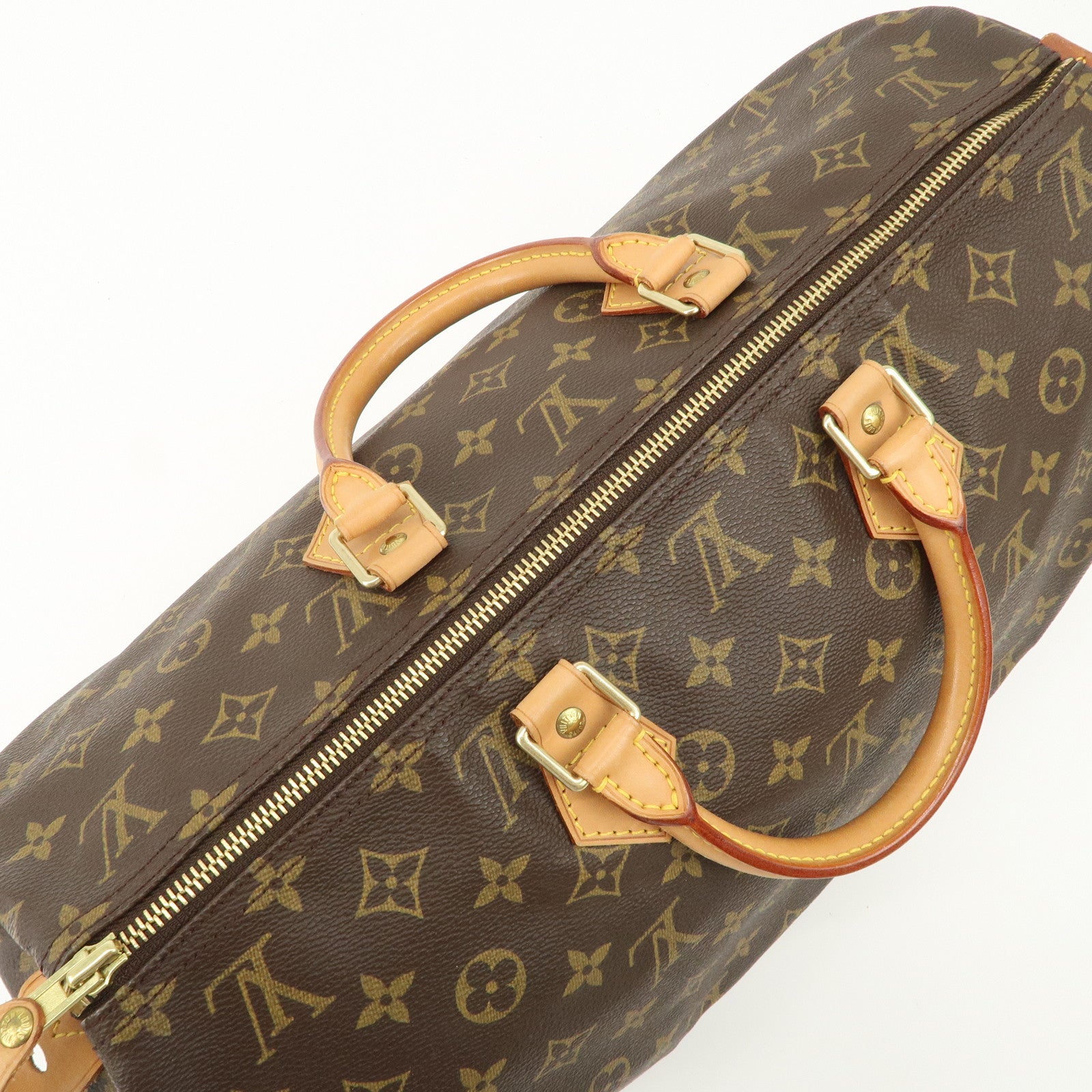 Louis Vuitton Monogram Speedy 40 Hand Bag Boston Bag M41522 Used