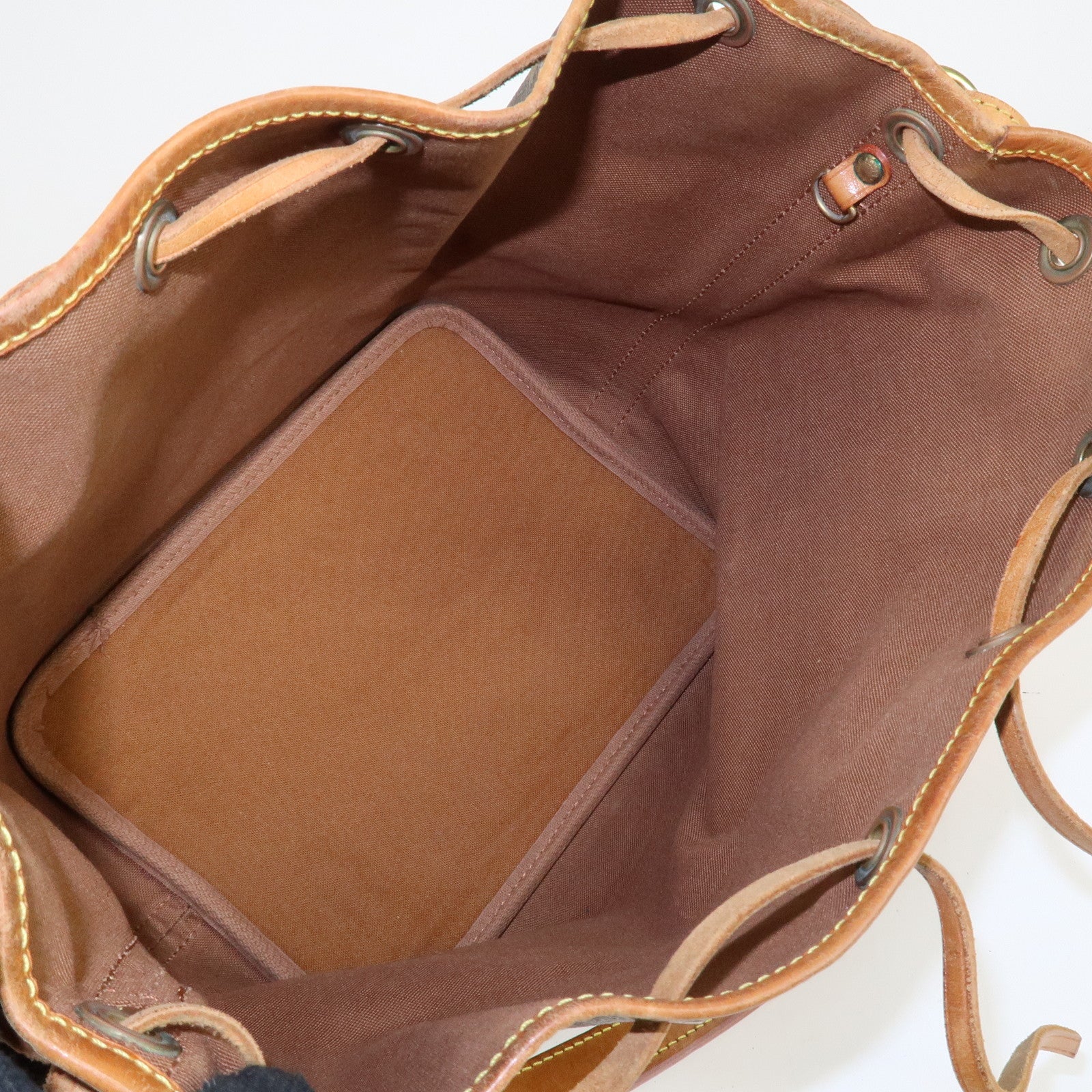 Louis Vuitton Monogram Petit Noe Shoulder Bag Brown M42226 Used
