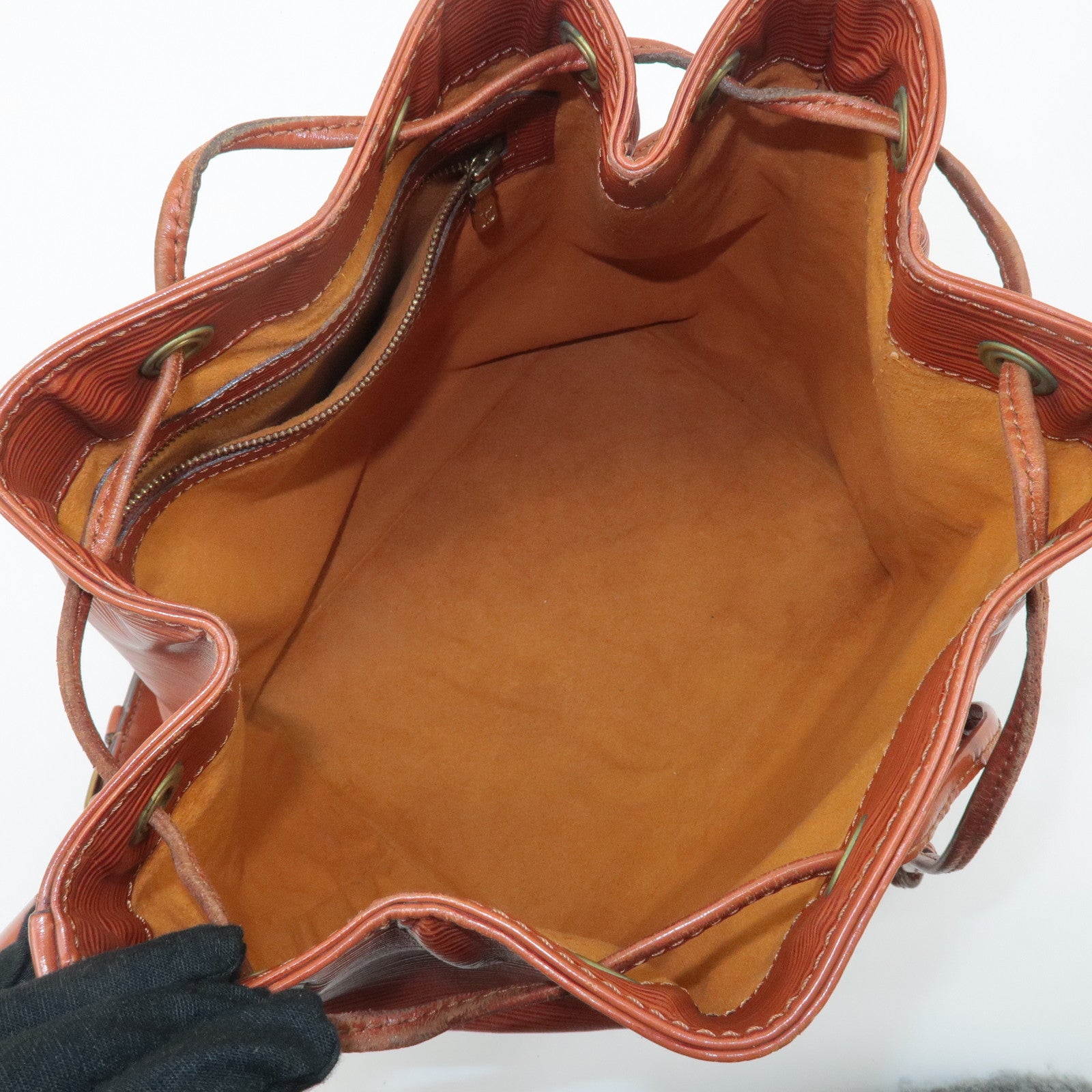 Louis Vuitton Epi Petit Noe Shoulder Bag Kenya Brown M44103 Used