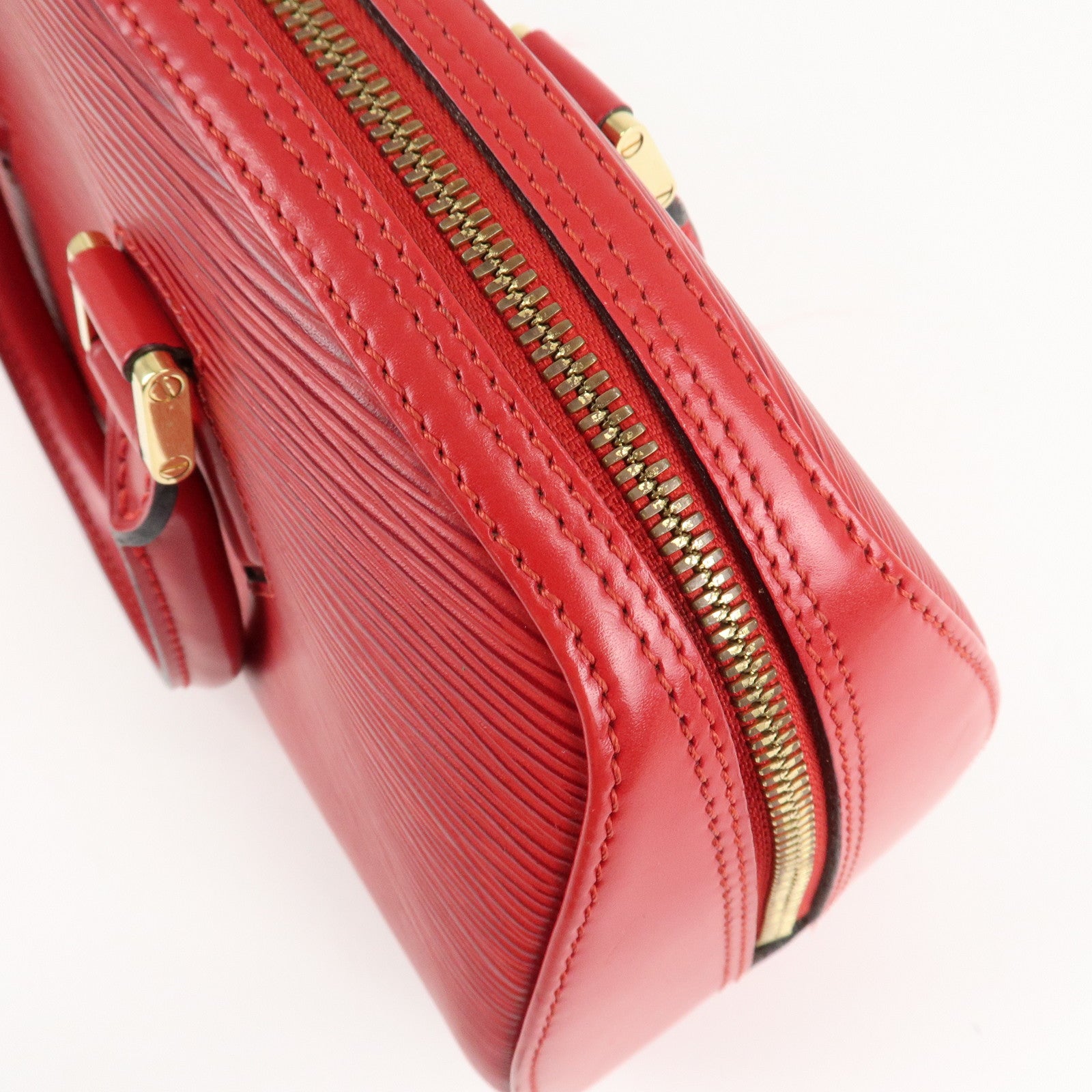 Louis Vuitton Epi Jasmine Hand Bag Castilian Red M52087 Used