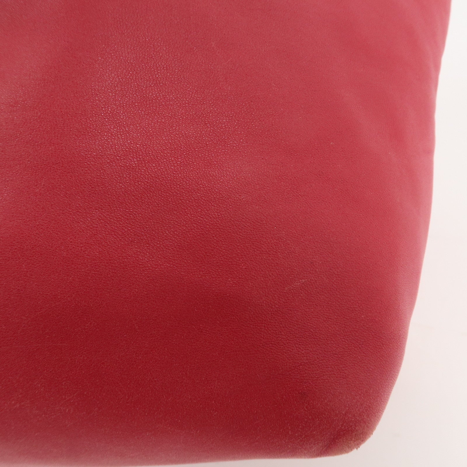 LOEWE Anagram Leather Tote Bag Shoulder Bag Hand Bag Pink Used