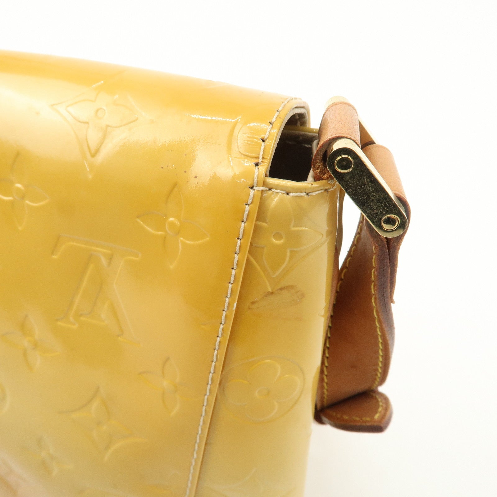Louis Vuitton Monogram Vernis Thompson Street Jaune M91123 Used