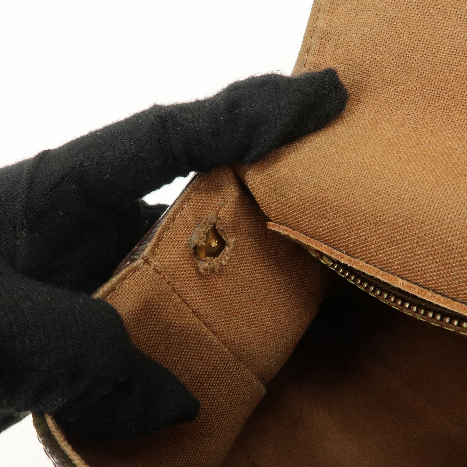 Louis Vuitton Monogram Mini Looping Shoulder Bag Hand Bag M51147 Used