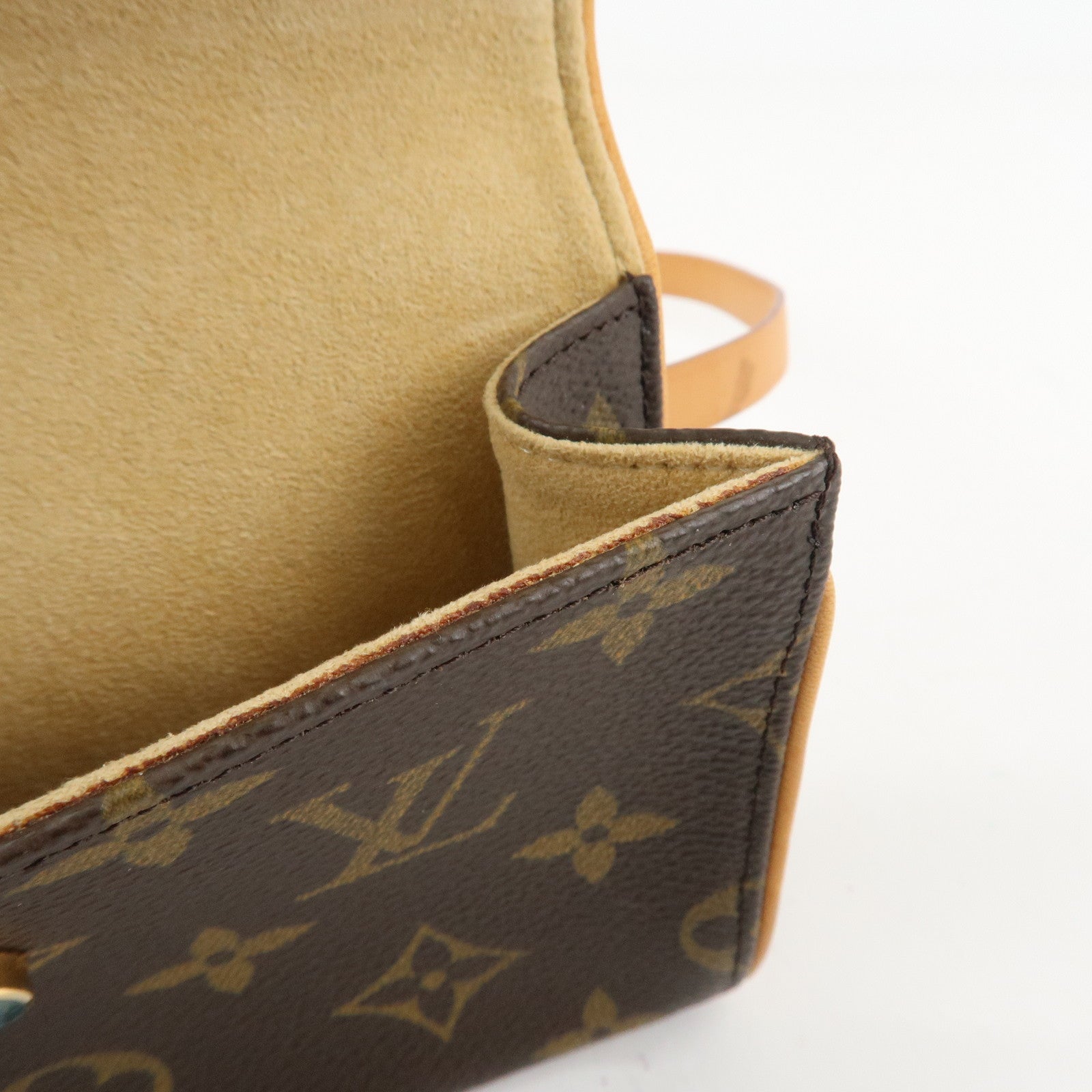 Louis Vuitton Monogram Pochette Florentine Waist Bag Belt XS Used