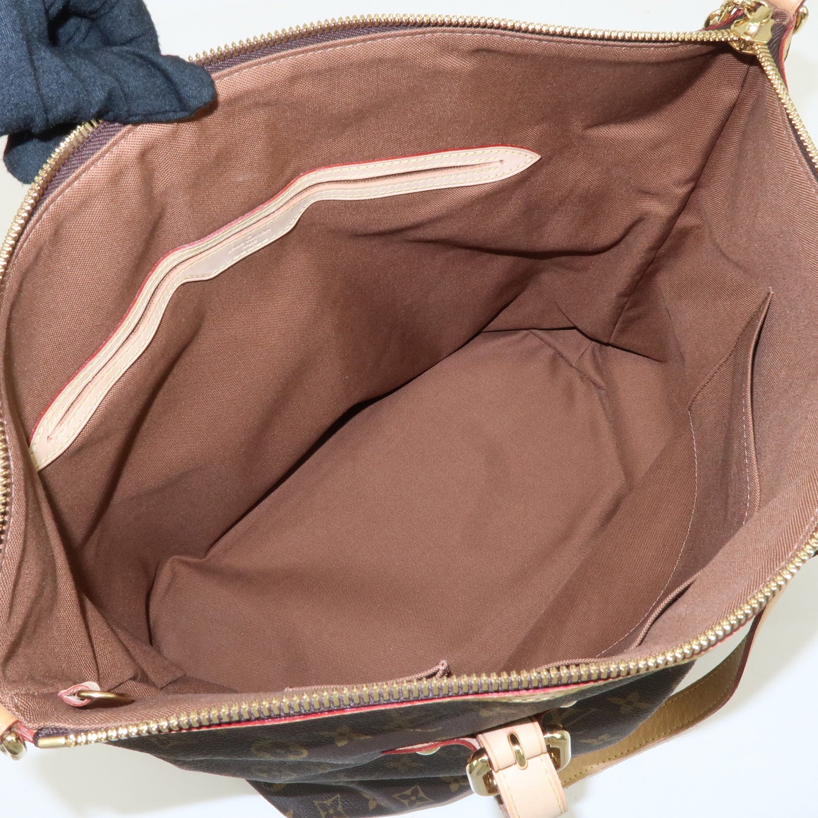 Louis Vuitton Monogram Palermo GM 2Way Hand Bag Brown M40146 Used