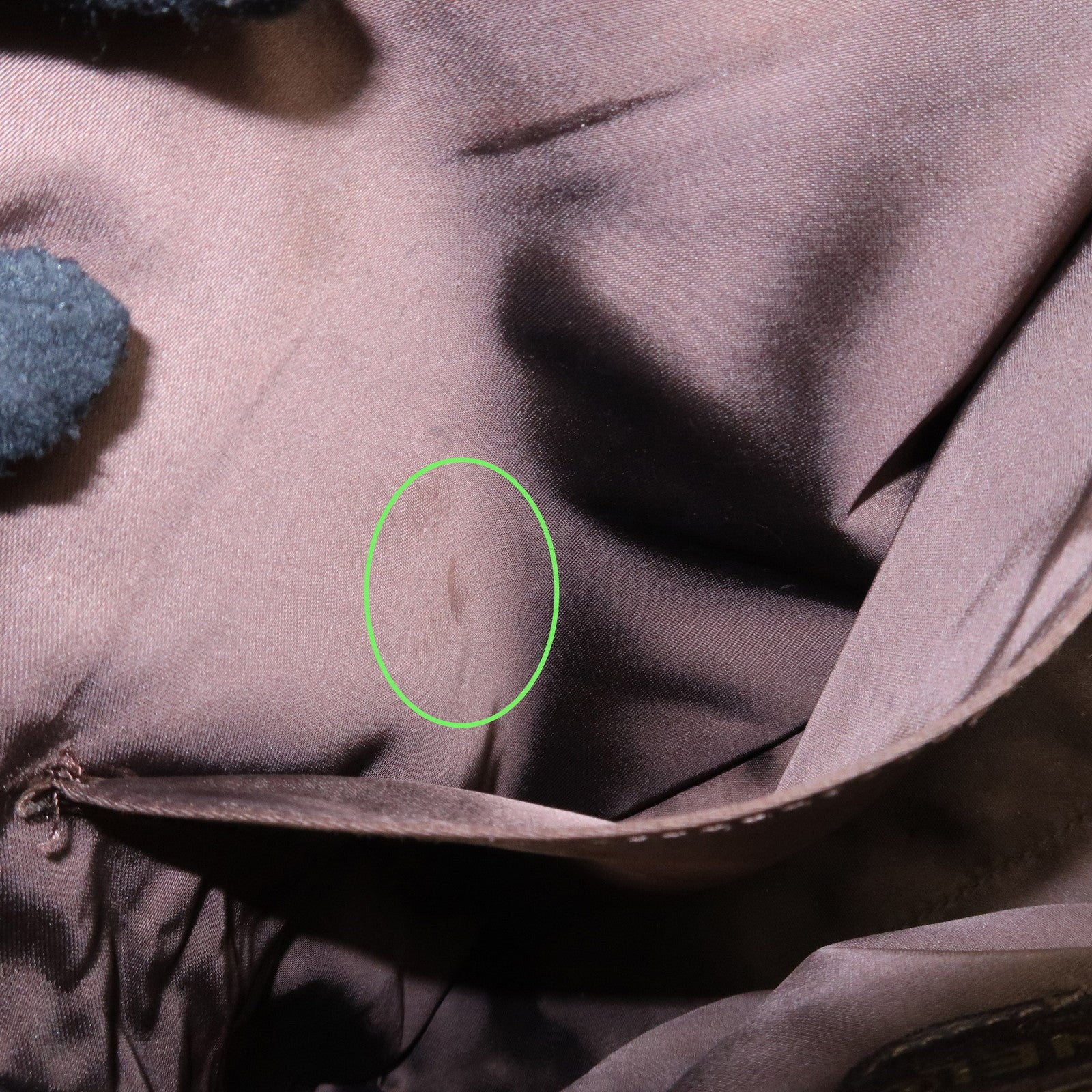 CHANEL Suede Tote Bag Shoulder Bag Hand Bag Brown Used