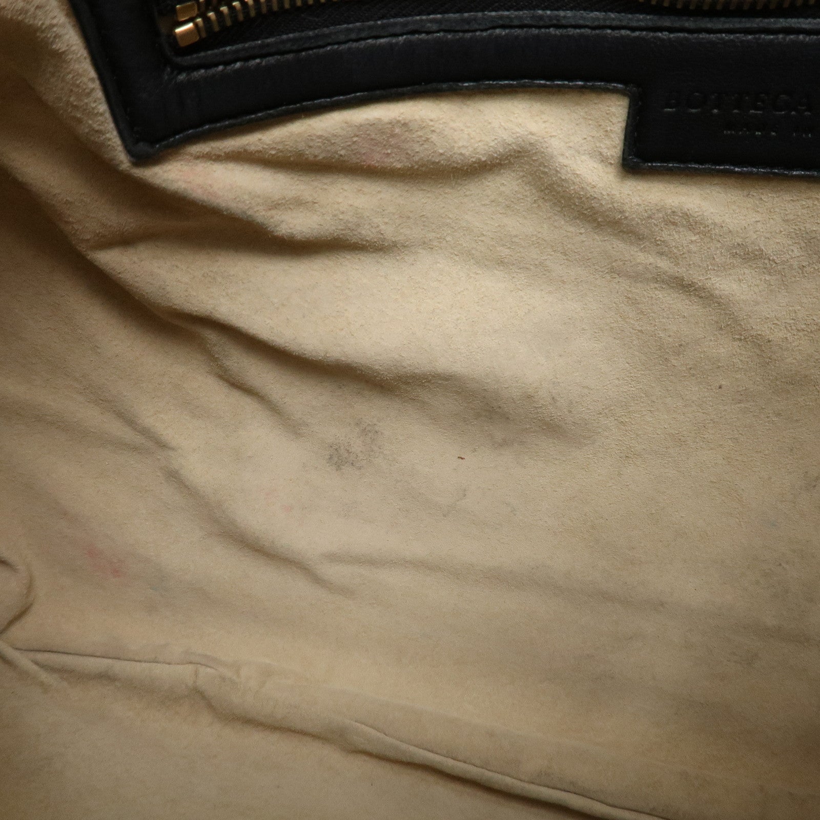 BOTTEGA VENETA Hobo Intrecciato Leather Shoulder Bag Black 115653 Used