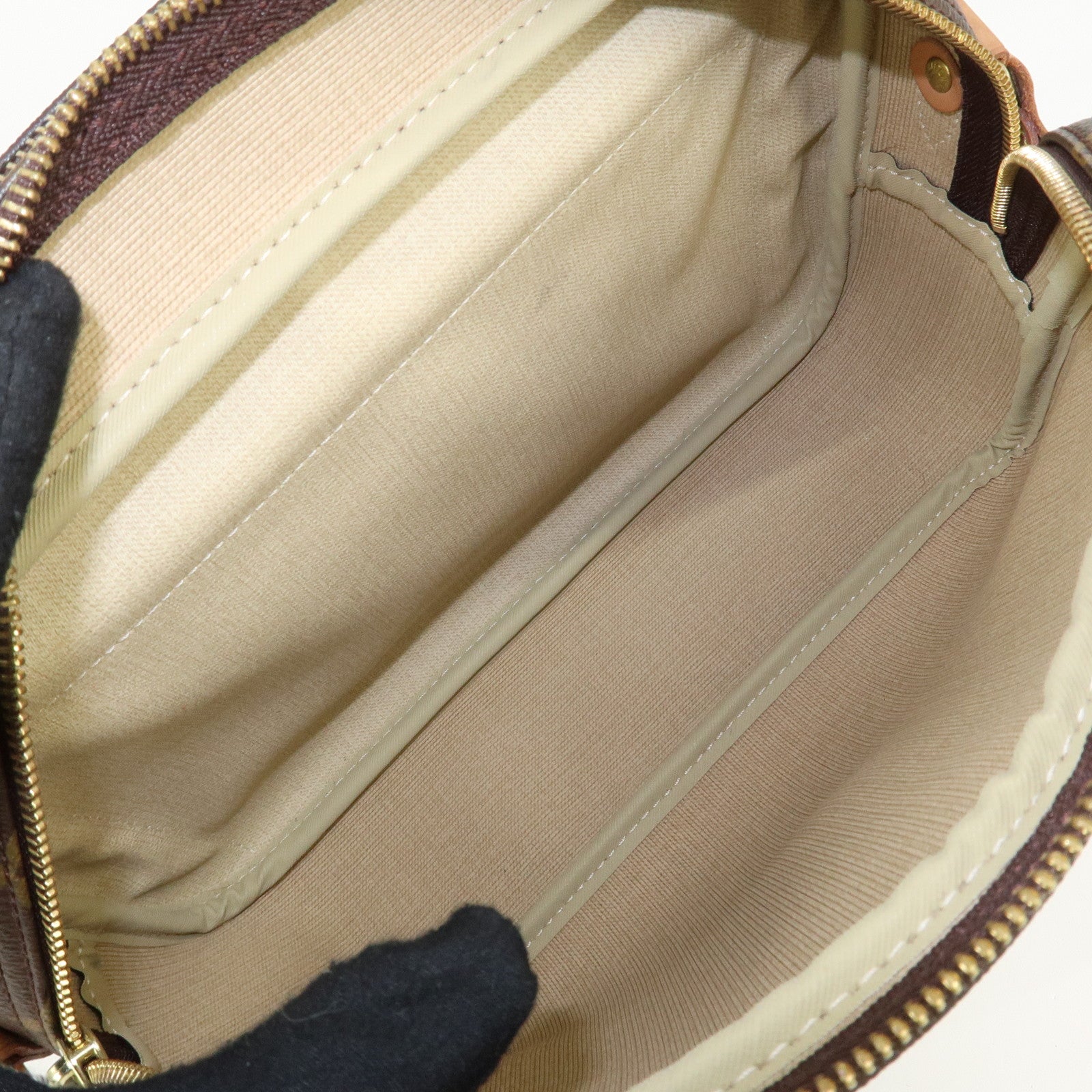 Louis Vuitton Monogram Reporter PM Shoulder Bag Brown M45254 Used