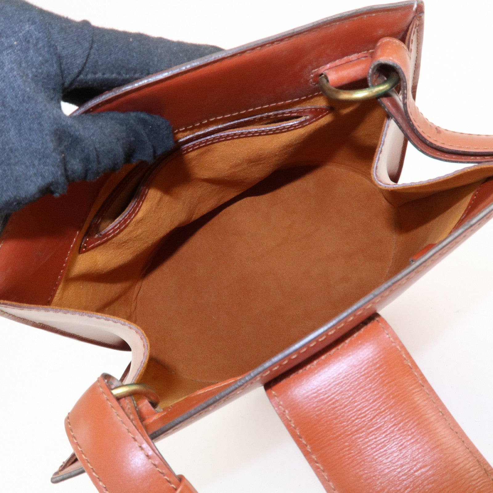 Louis Vuitton Epi Cluny Shoulder Bag Kenya Brown M52253 Used