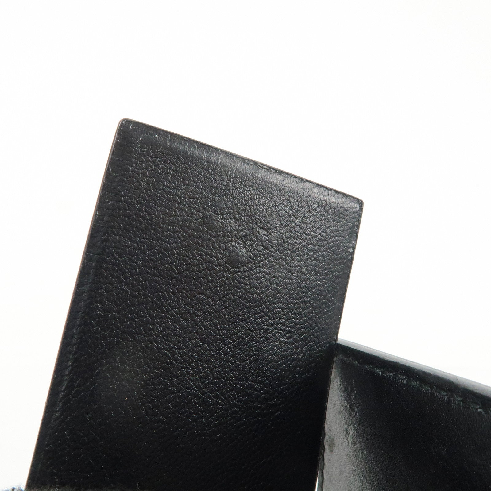 GUCCI Sherry Guccissima Leather 6 Key Case Black 408828 Used