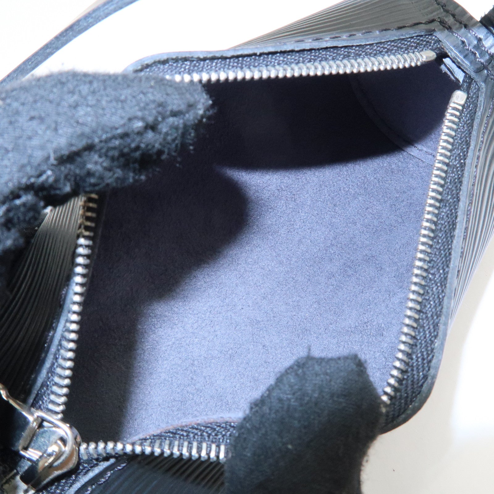 Louis Vuitton Epi Soufflot Pouch For Soufflot Bag Noir Black Used