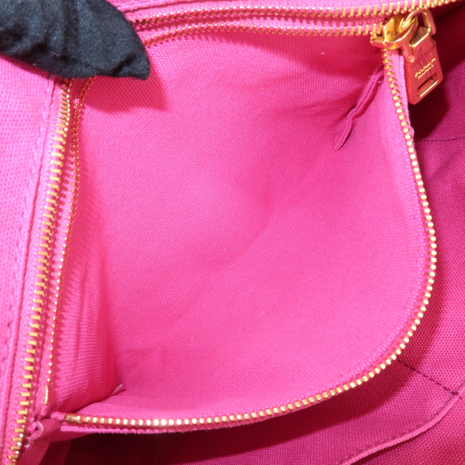 PRADA Canvas Bijoux Studded Clutch Bag Pink BP521O Used