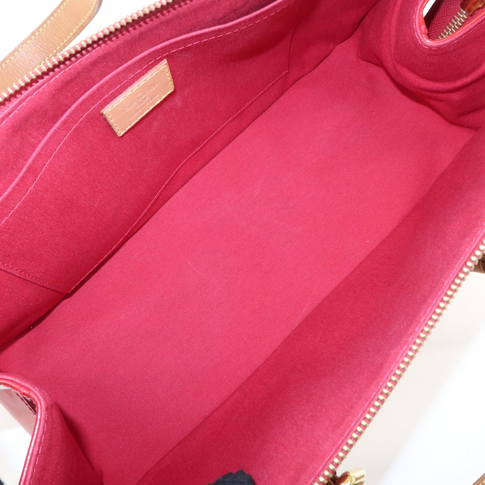 Louis Vuitton Vernis Rosewood Avenue Hand Bag Pomme D'Amour M93507 Used