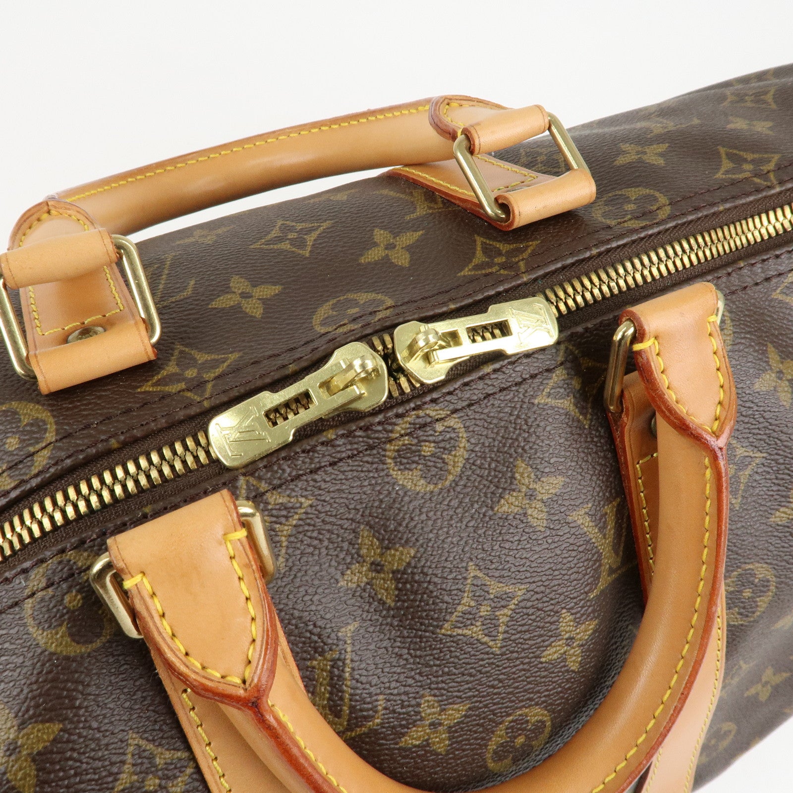 Louis Vuitton Monogram Keep All Bandouliere 45 Boston Bag M41418 Used