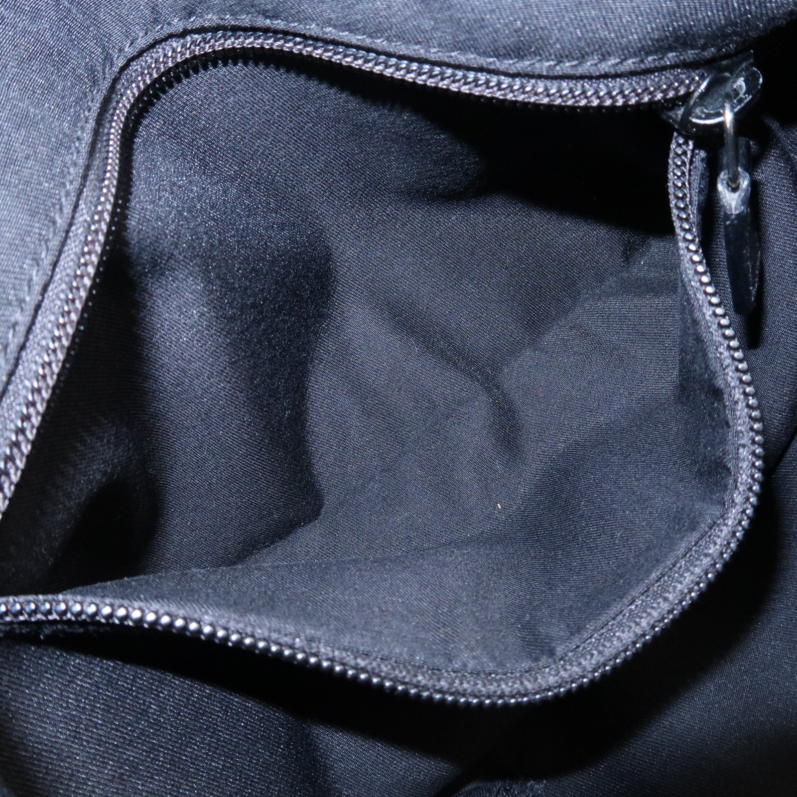 GUCCI Sherry GG Canvas Leather Shoulder Bag Black 181092 Used