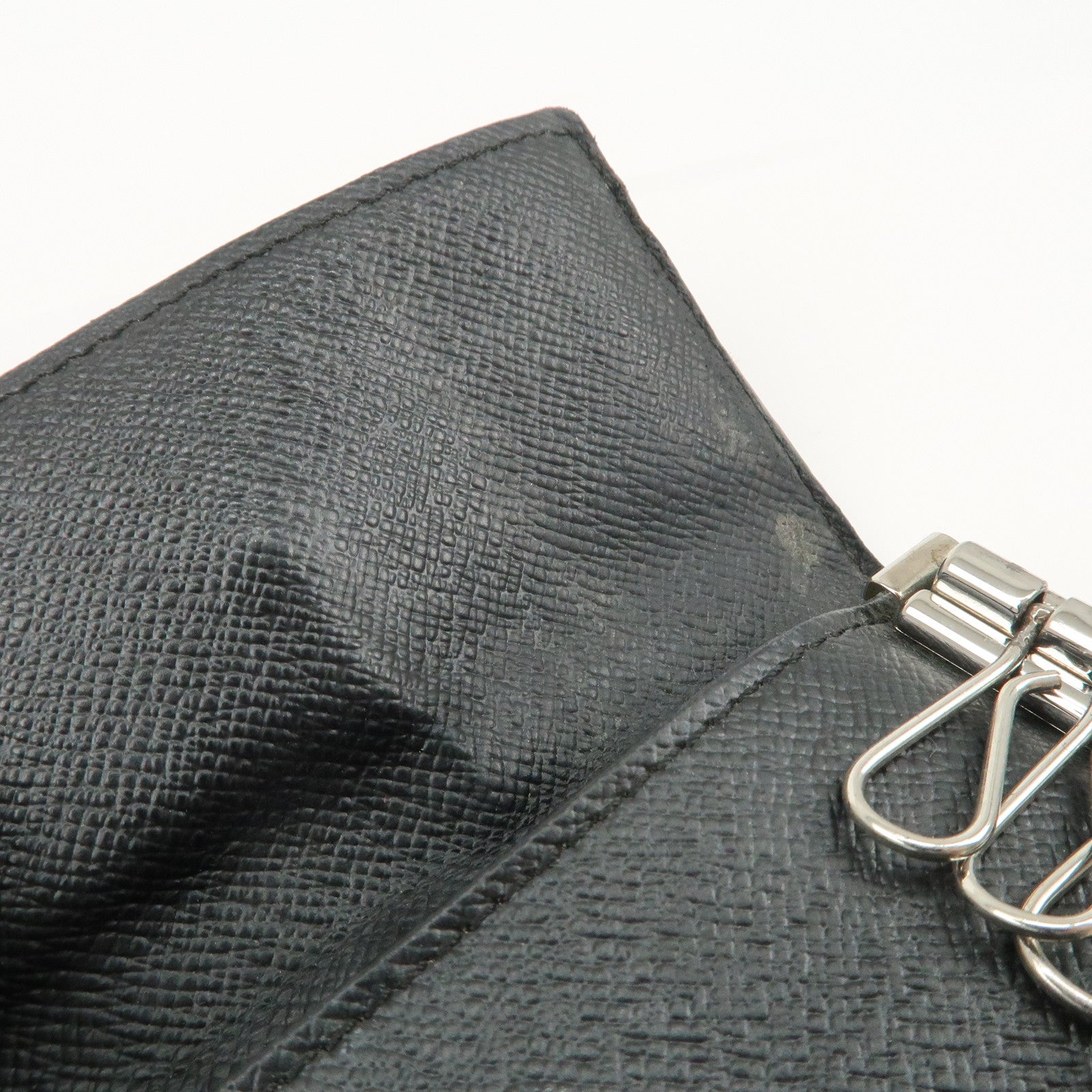 Set of 2 Louis Vuitton Taiga Damier Graphite KeyCase M30500 N62662 Used
