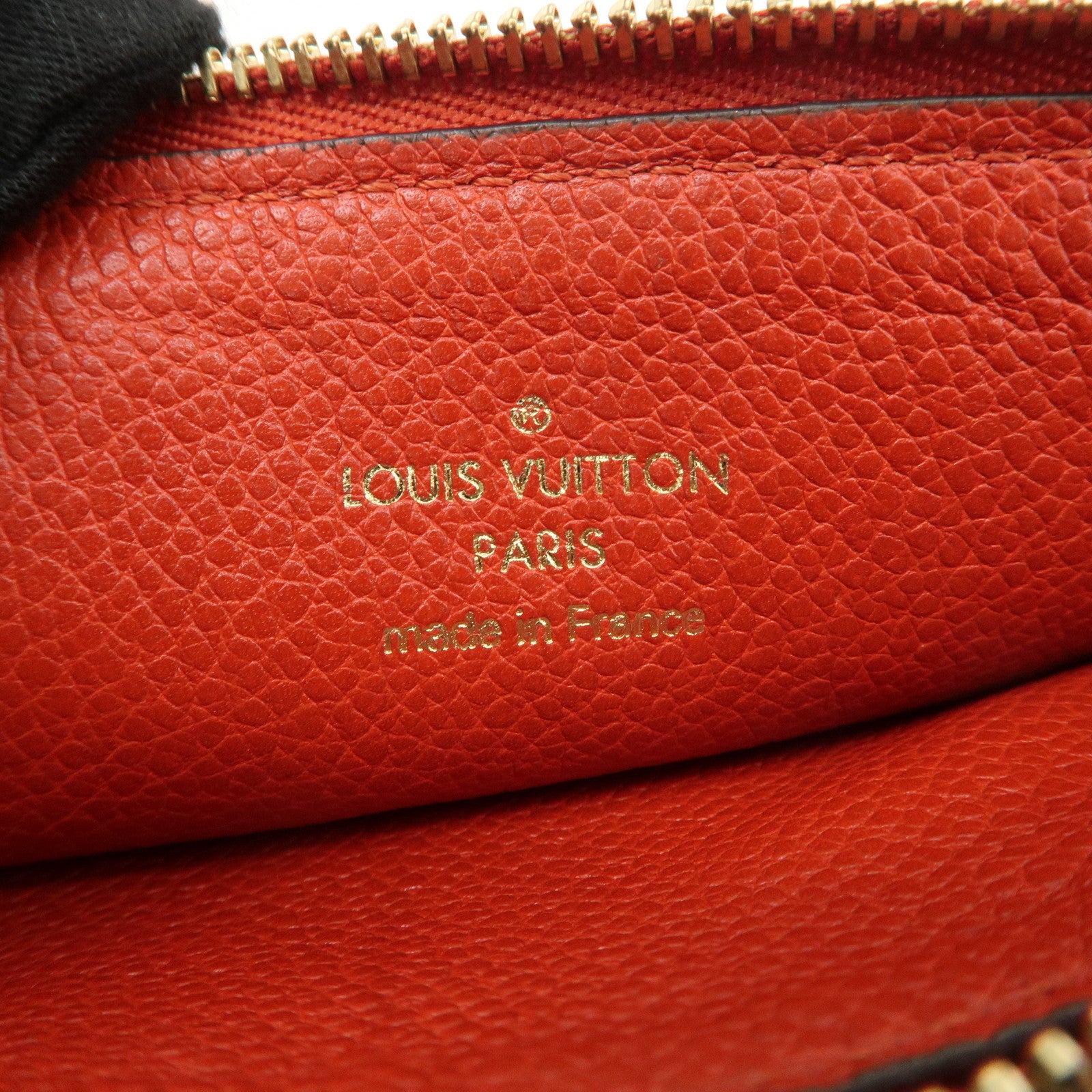 Louis Vuitton Monogram Empreinte Portefeuille Cerise Cion Case Used