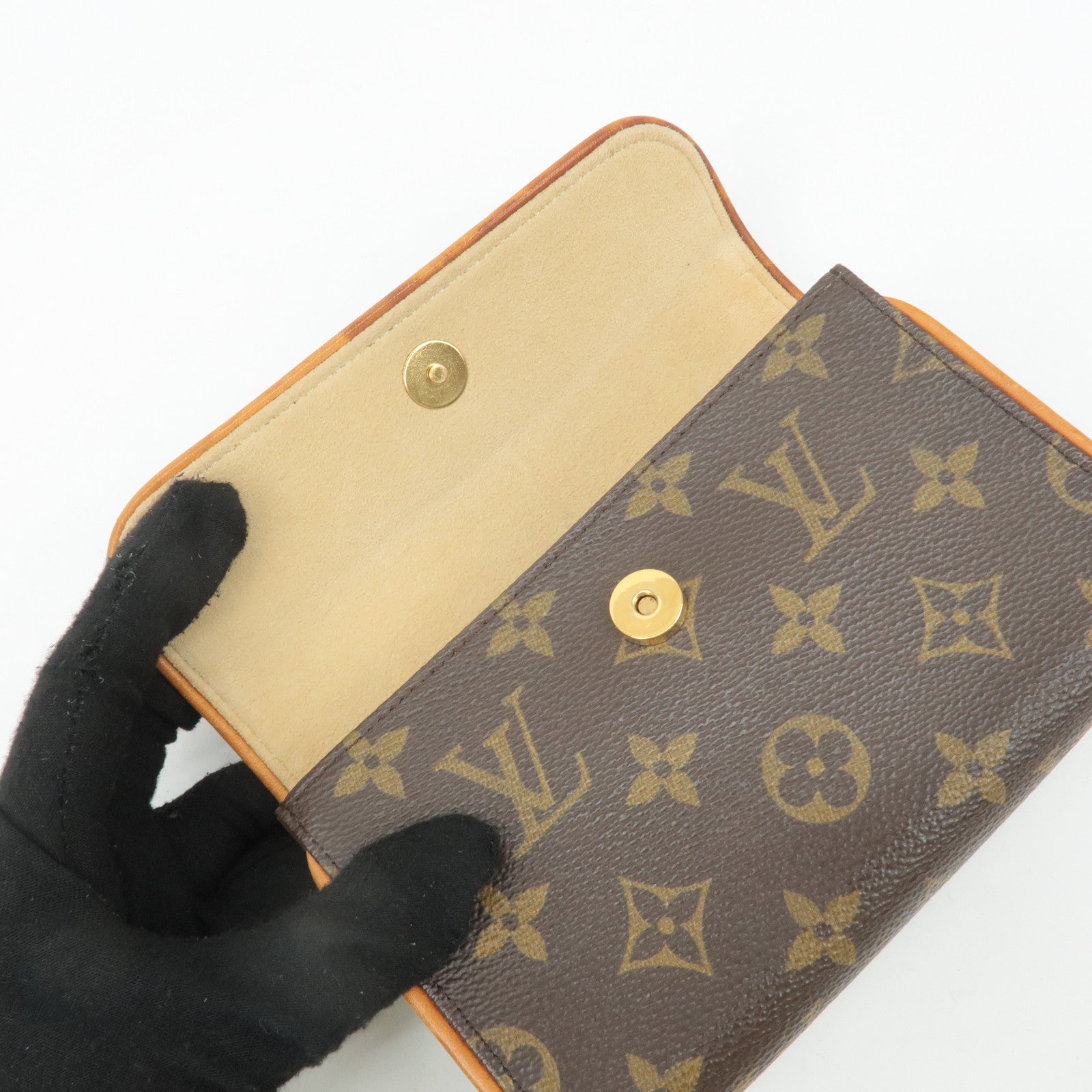 Louis Vuitton Monogram Pochette Florentine Waist Bag Belt M M51855 Used