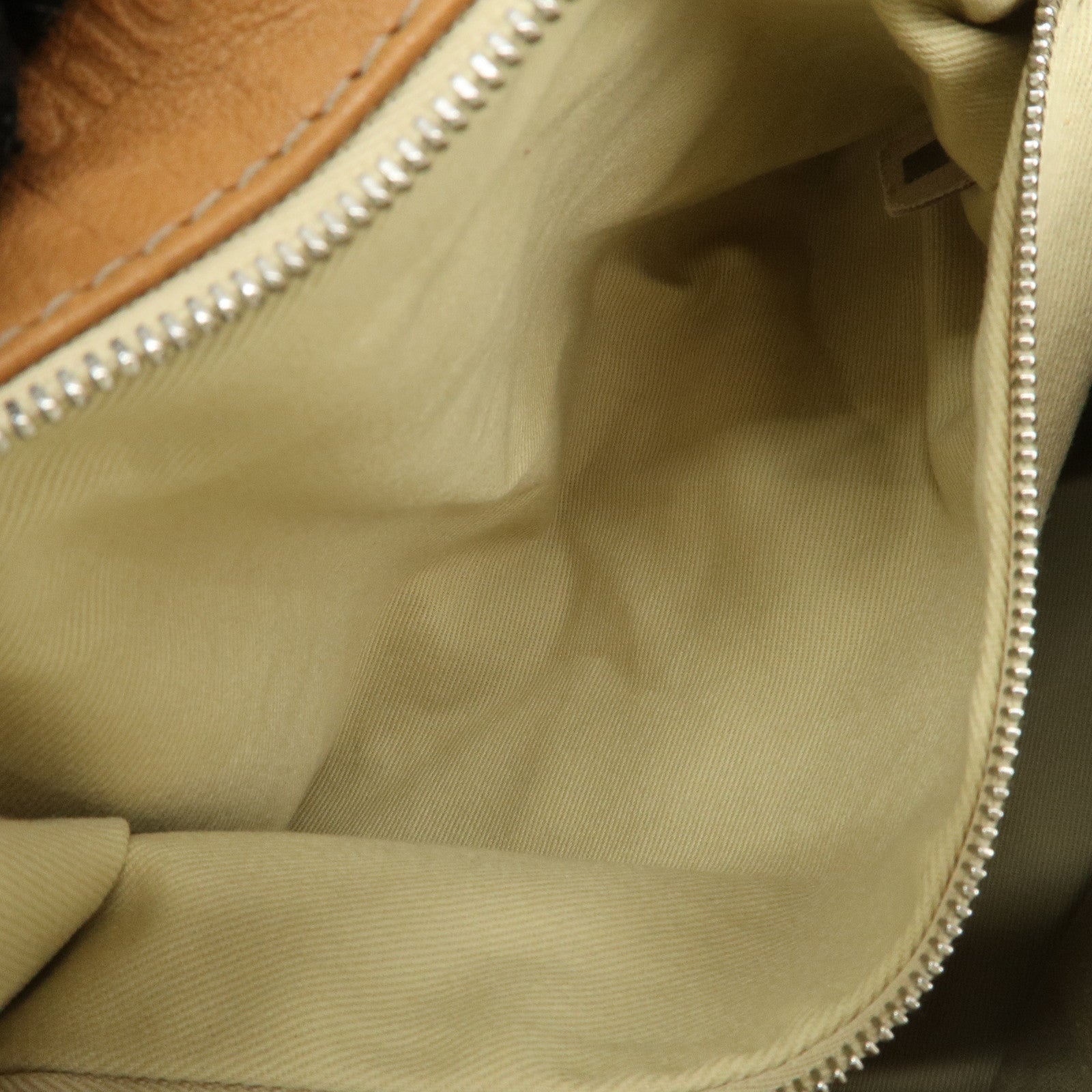 Chloe Paddington Leather Medium Hand Bag Shoulder Bag Brown Used