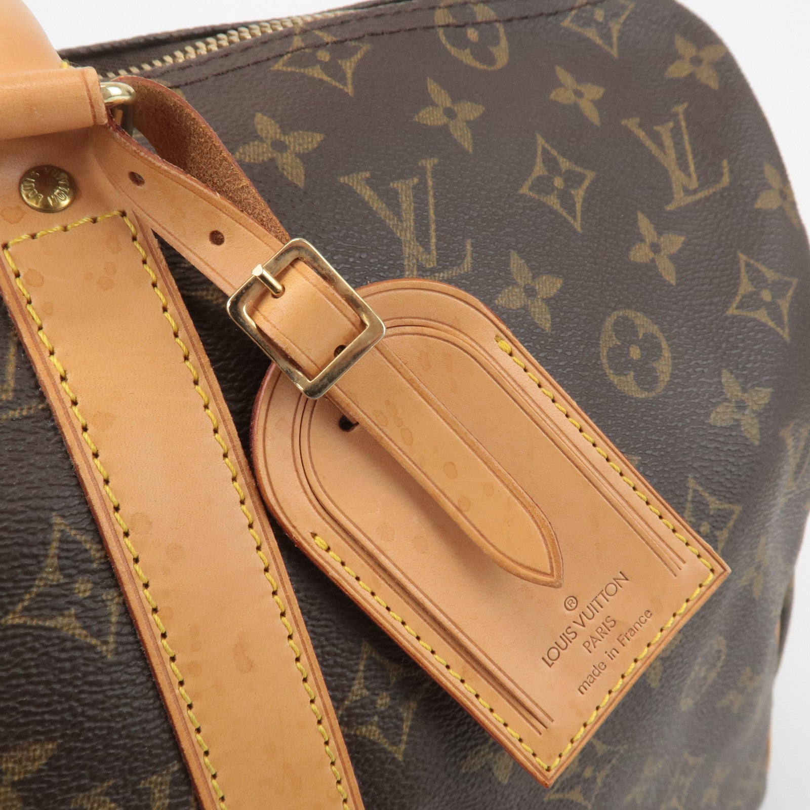 Louis Vuitton Monogram Keep All 45 Boston Bag Brown M41428 Used