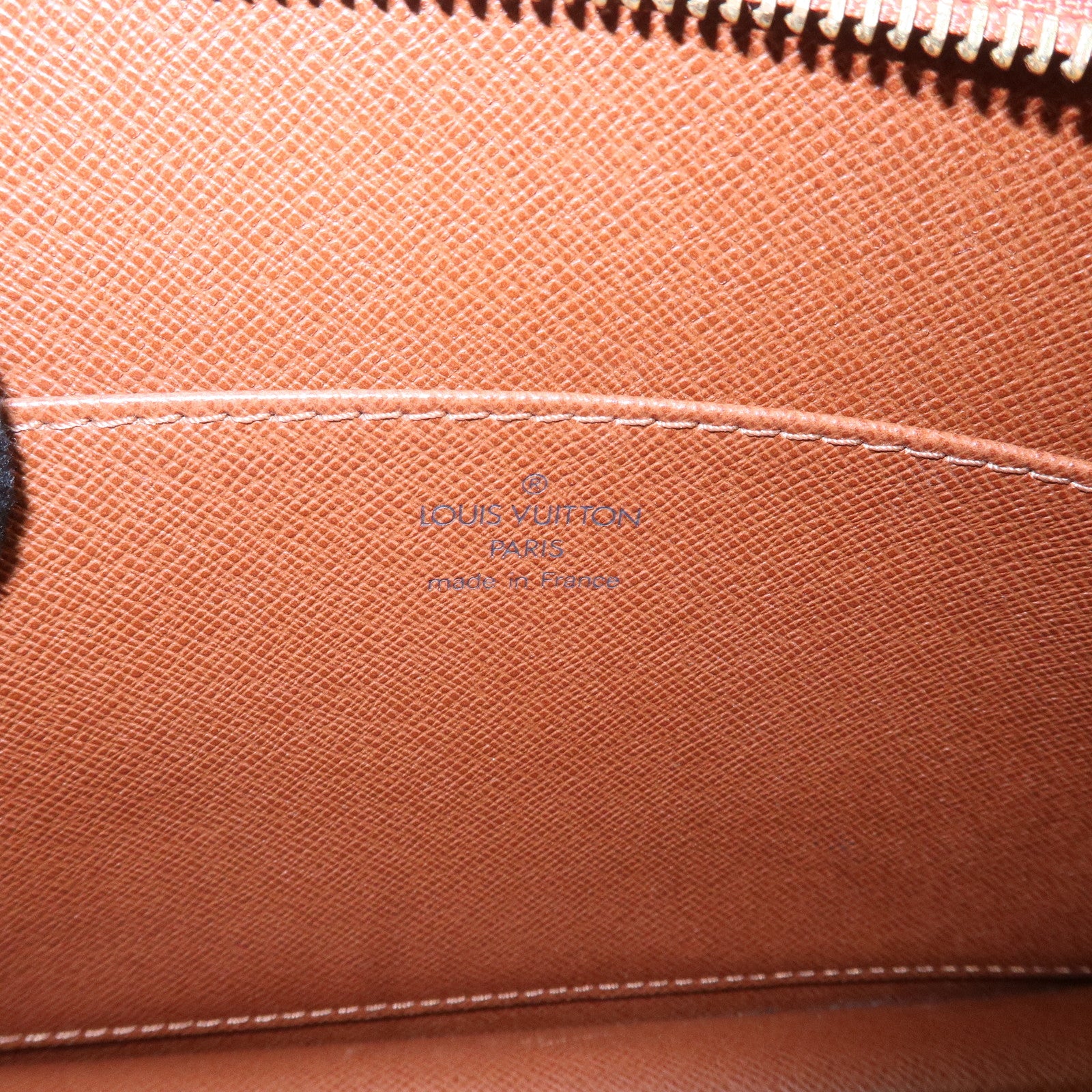 Louis Vuitton Epi Pochette Homme Clutch Bag Zipang Gold M52528 Used