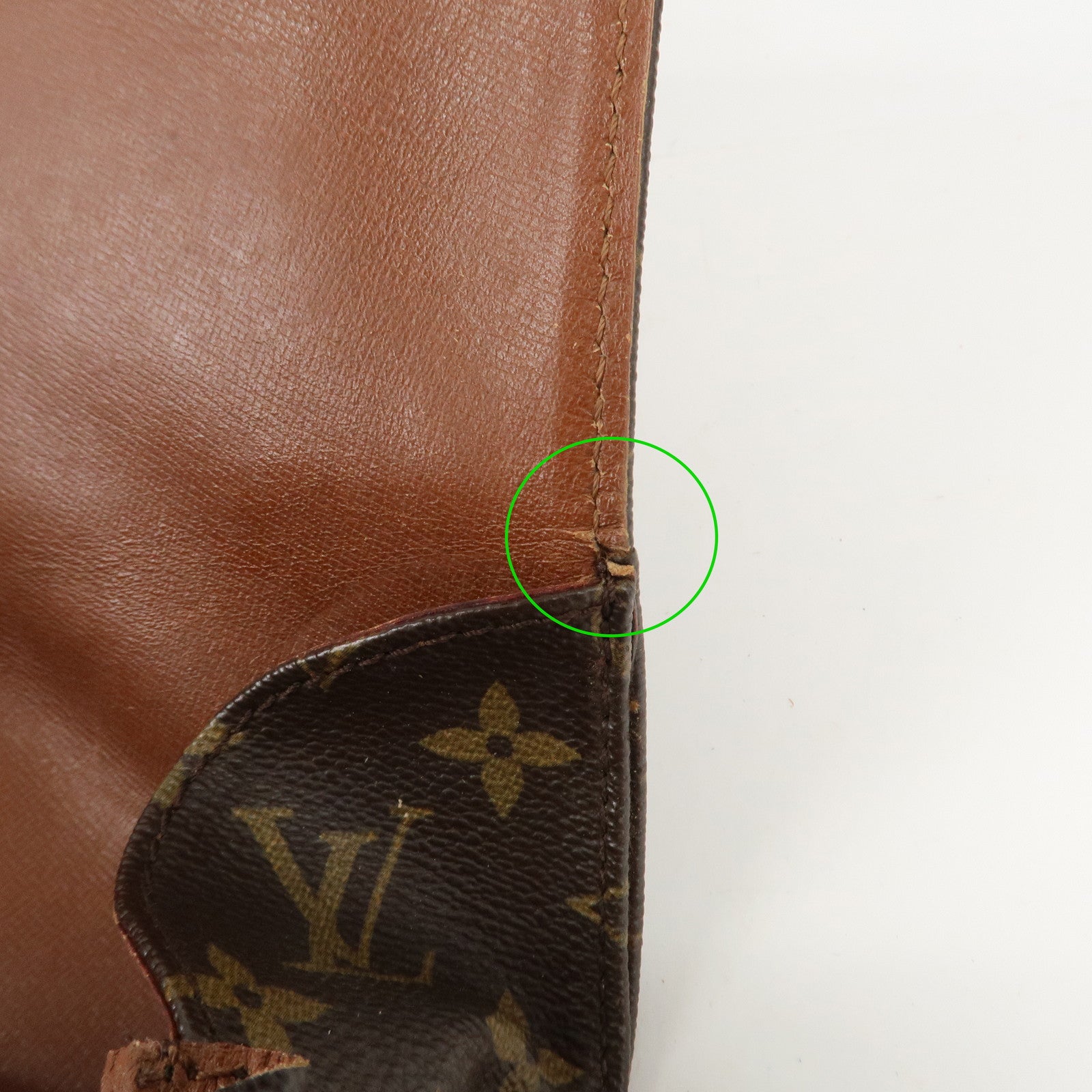 Louis Vuitton Monogram Cartouchiere 22 Shoulder Bag M51253 Used