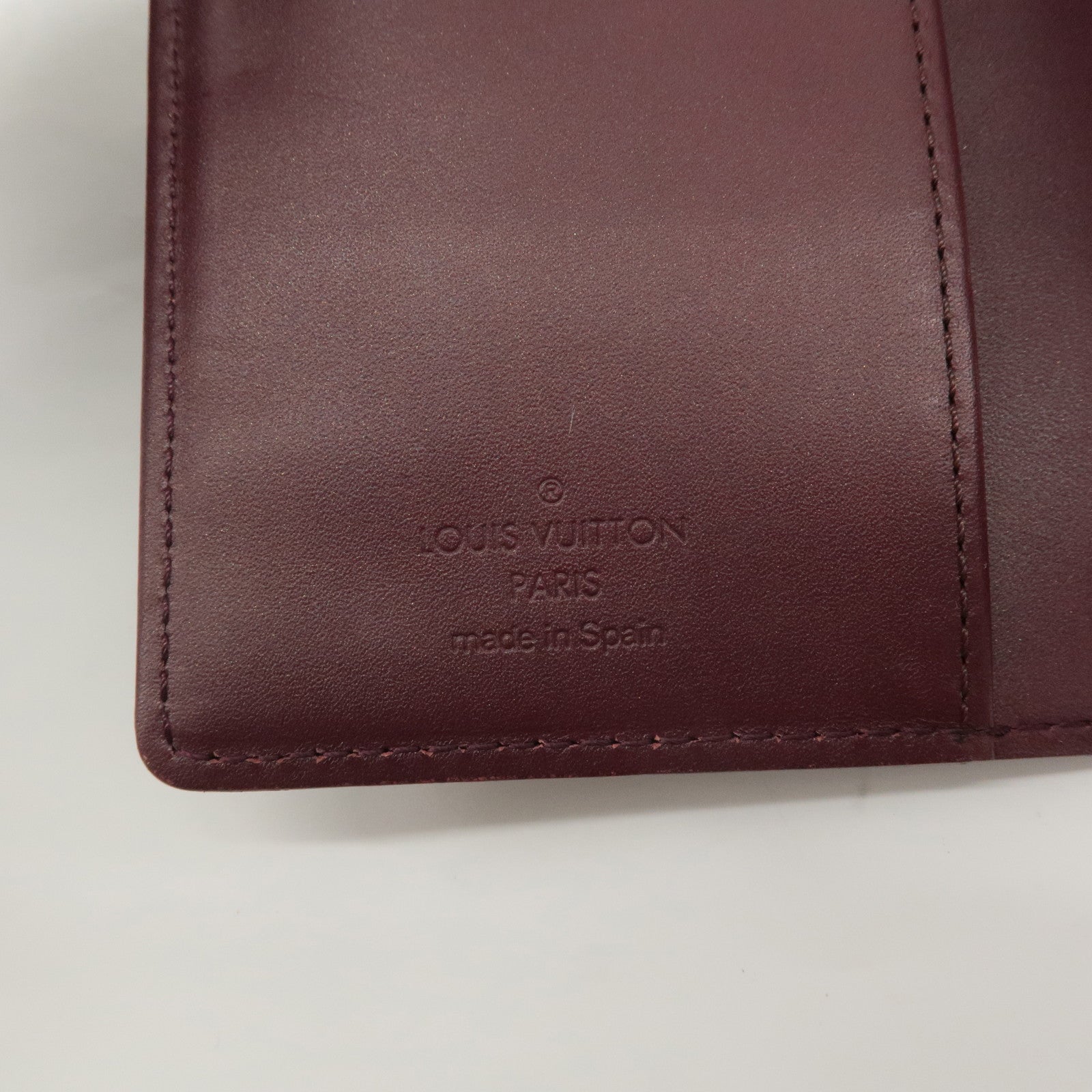 Louis Vuitton Monogram Matt Agenda PM Planner Cover Violet R20936 Used