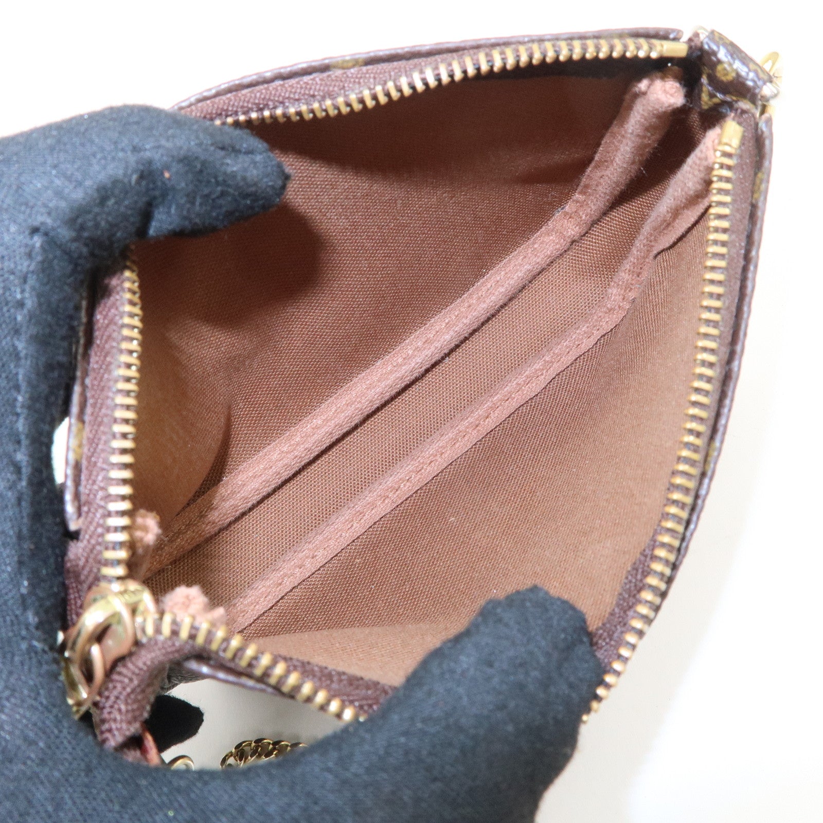 Louis Vuitton Monogram Mini Pochette Accessoires Pouch M58009 Used