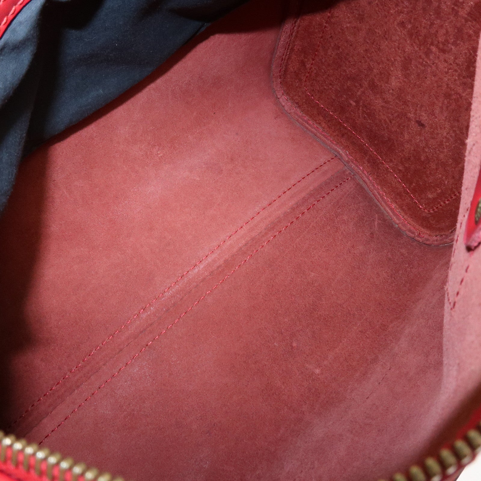 Louis Vuitton Epi Speedy 25 Hand Bag Castilian Red M43017 Used