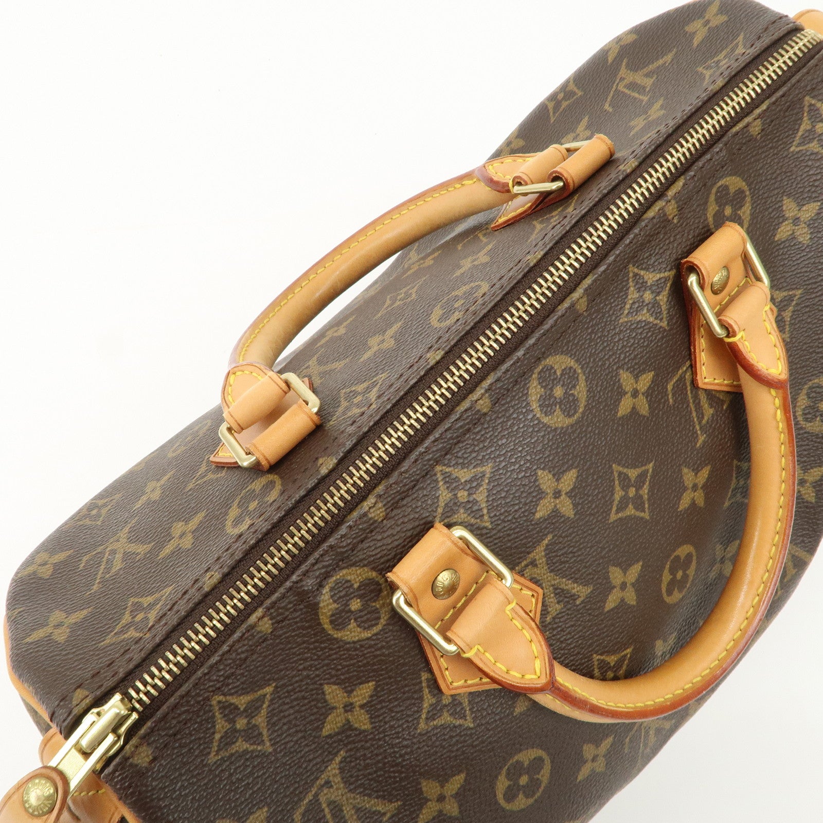 Louis Vuitton Monogram Speedy 30 Hand Bag Boston Bag M41108 Used