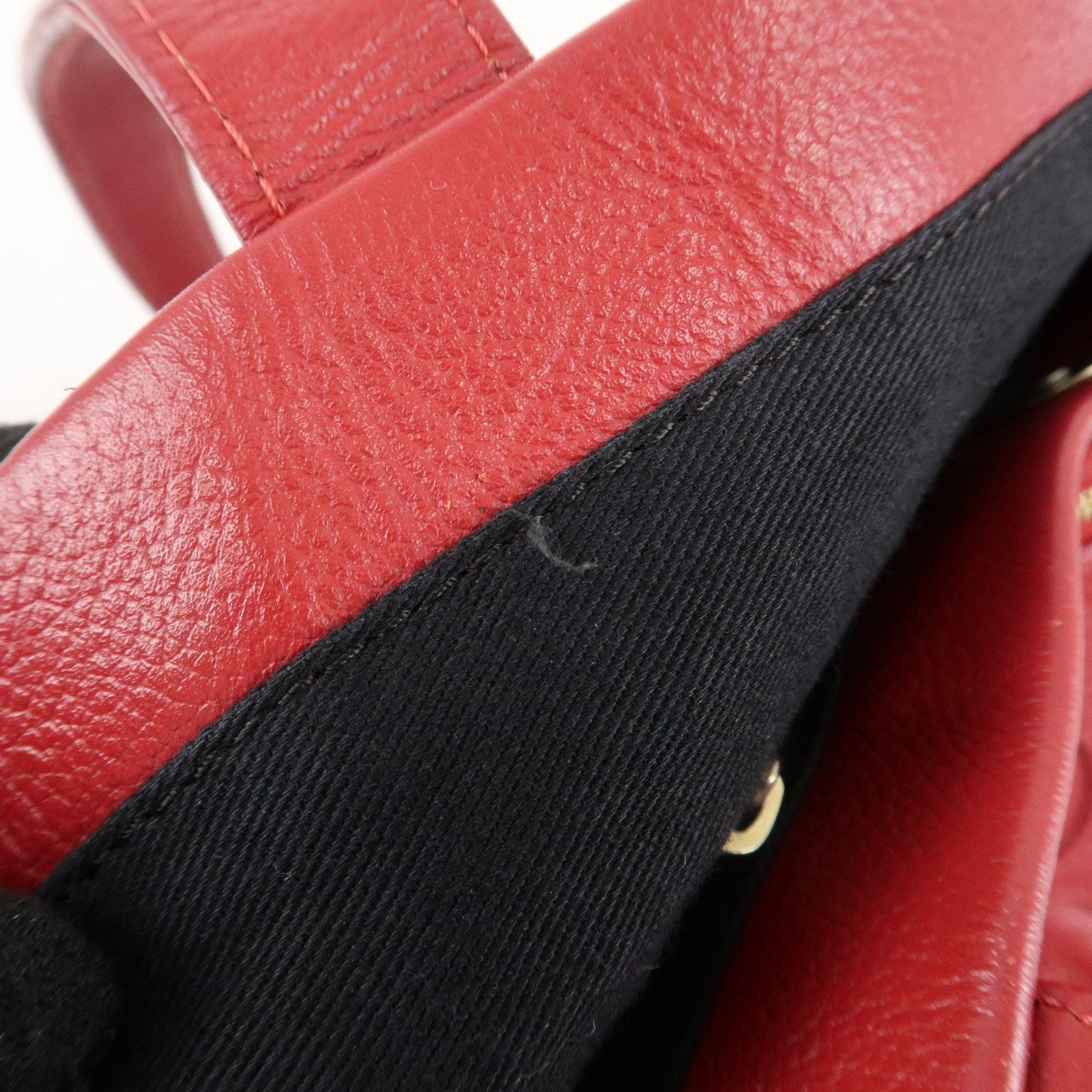 Chloe See By Chloe Leather Tote Bag Shoulder Bag Red Used