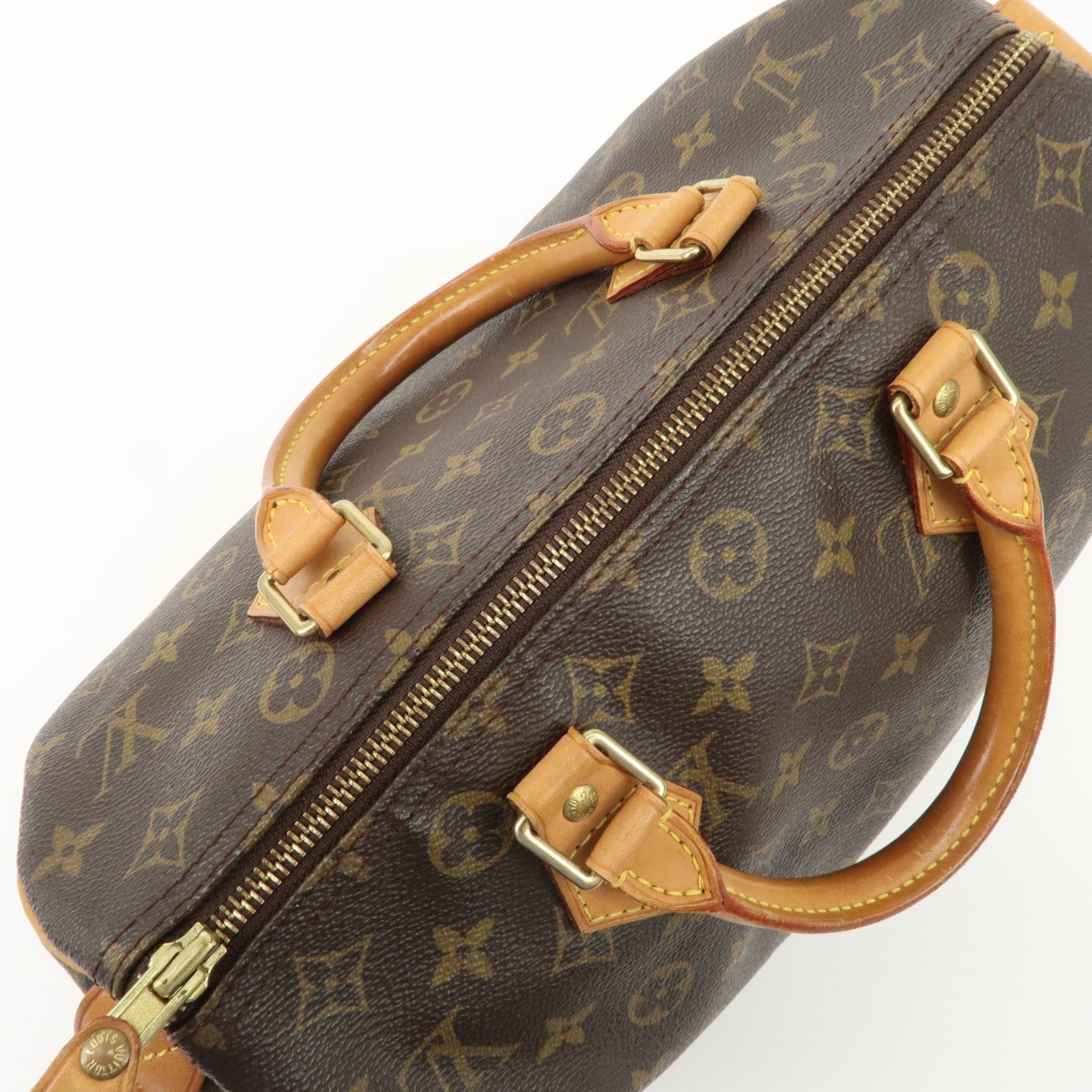 Louis Vuitton Monogram Speedy 30 Hand Bag Boston Bag M41108 Used