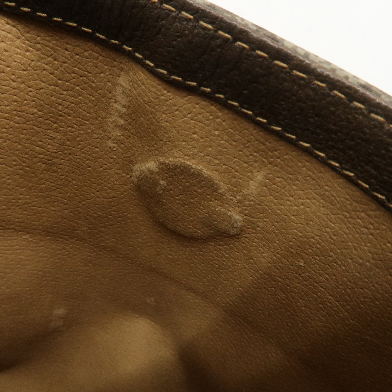 GUCCI Old Gucci GG Plus Leather Shoulder Bag 007.56.0087 Used