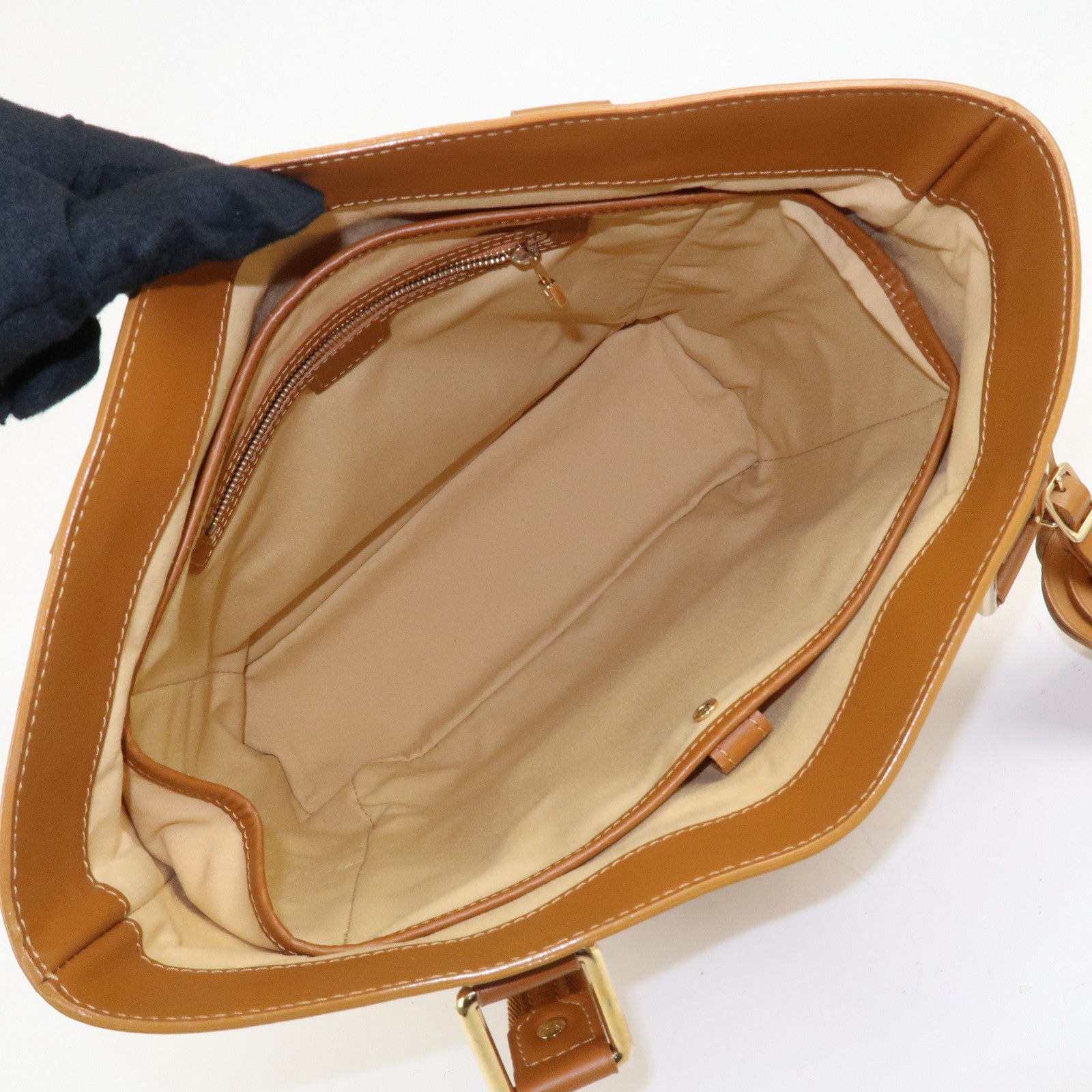 Louis Vuitton Monogram Mini Lucille GM Tote Bag Beige M92683 Used