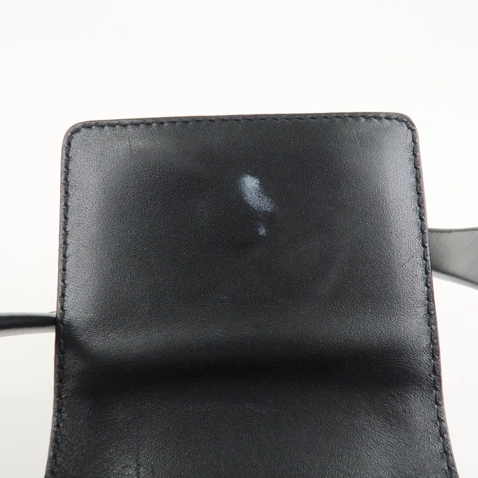 BVLGARI Logo Mania Canvas Leather Tote Bag Shoulder Bag Black Used