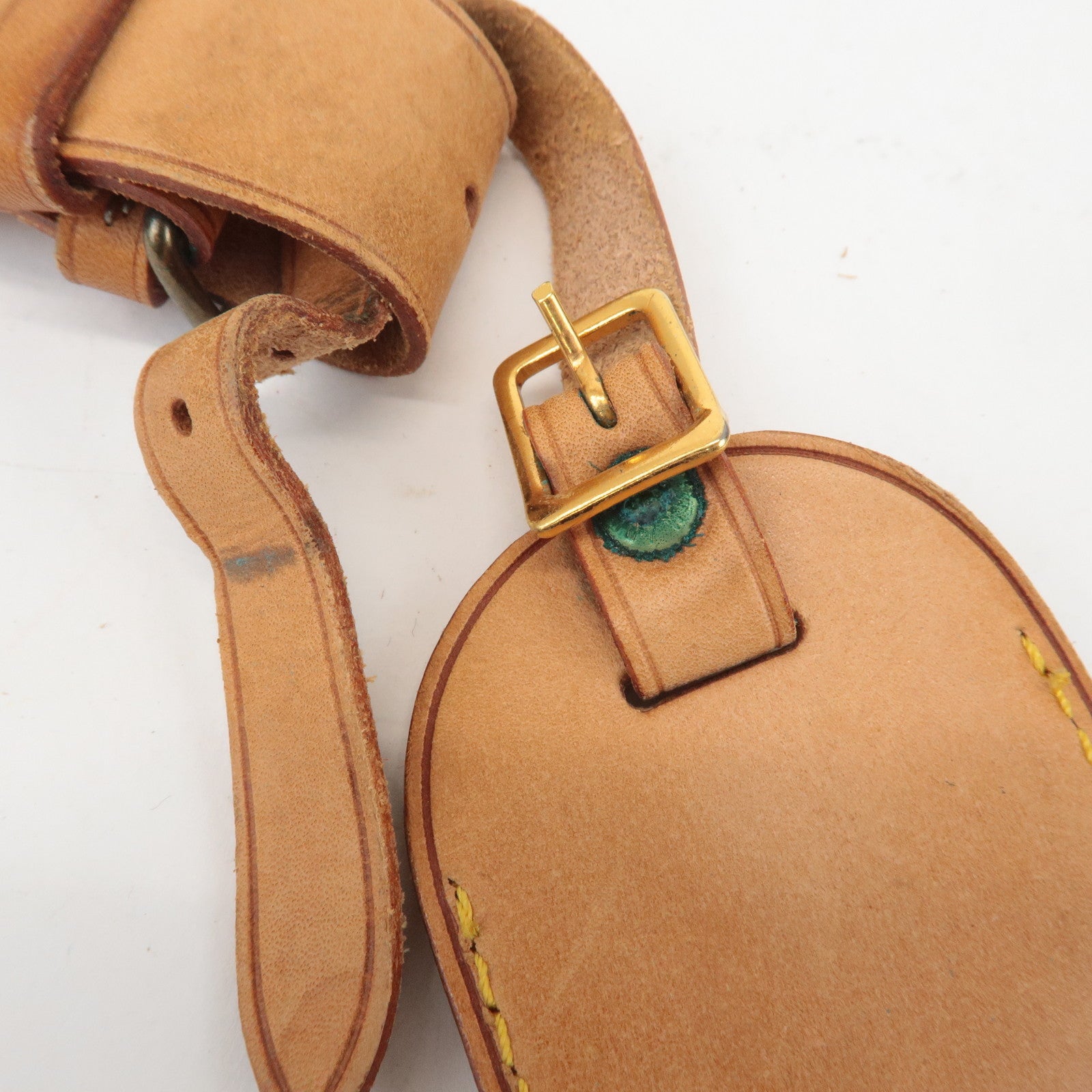 Louis Vuitton Set of 20 Leather Name Tag & Poignet Natural Used