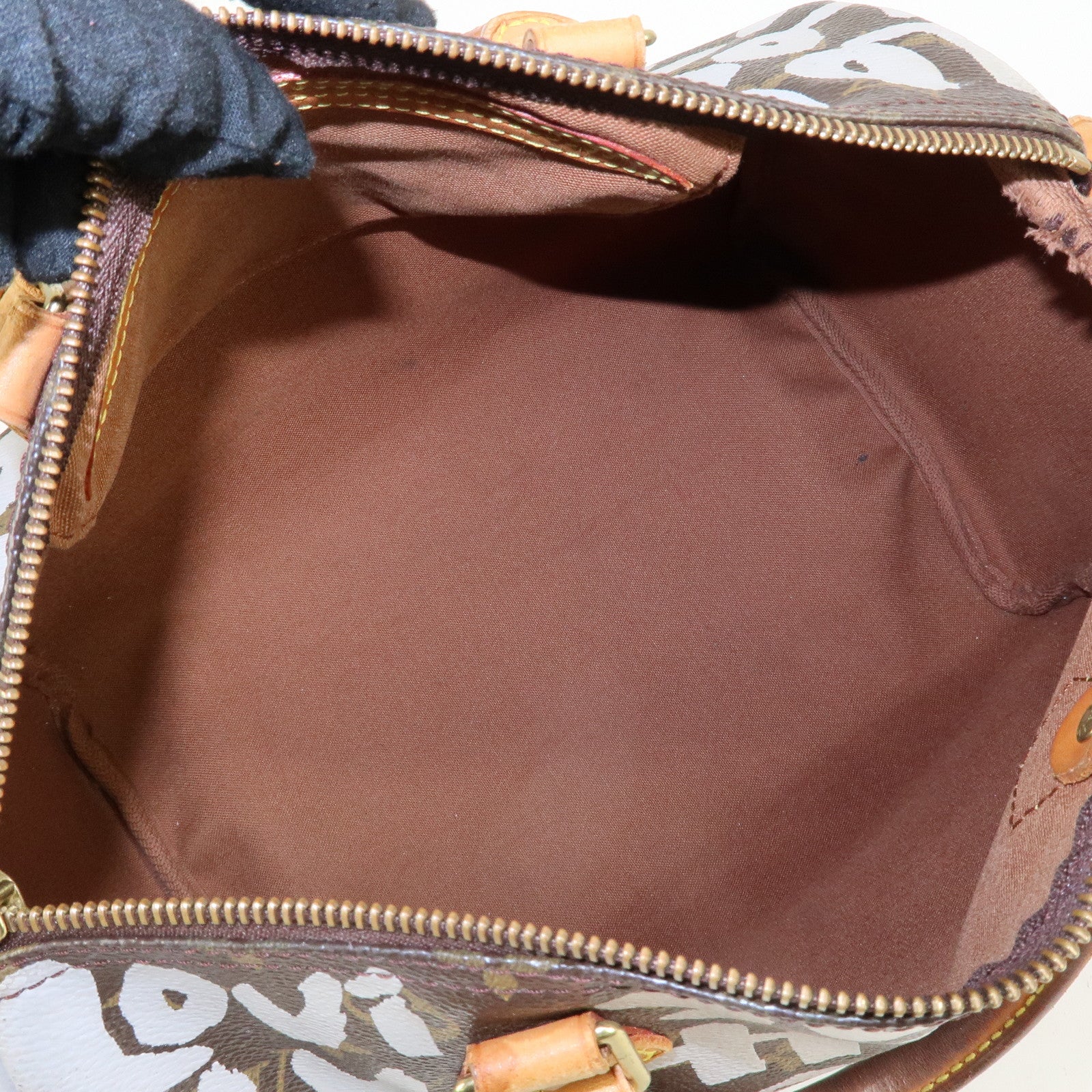 Louis Vuitton Monogram Graffiti Speedy 30 Boston Bag M92195 Used