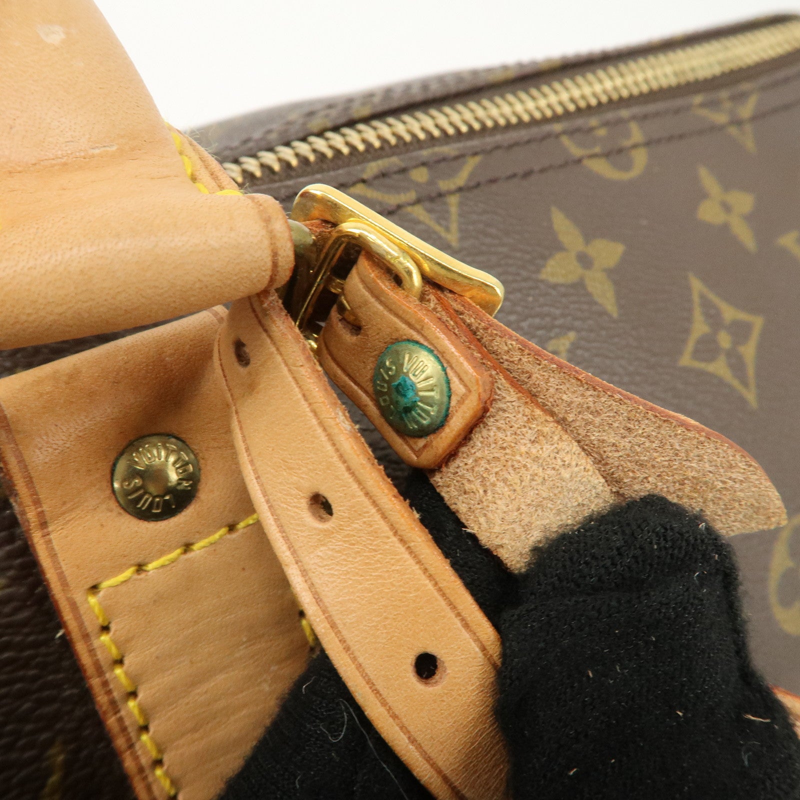 Louis Vuitton Monogram Keep All 50 Boston Bag Brown M41426 Used