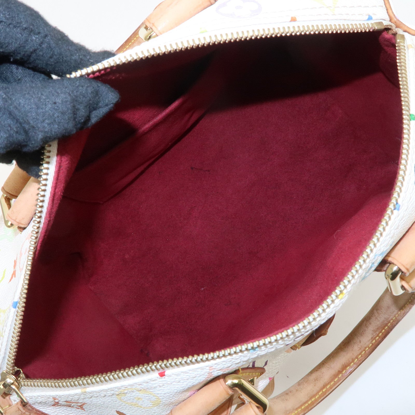 Louis Vuitton Monogram Multicolor Speedy 30 Hand Bag M92643 Used