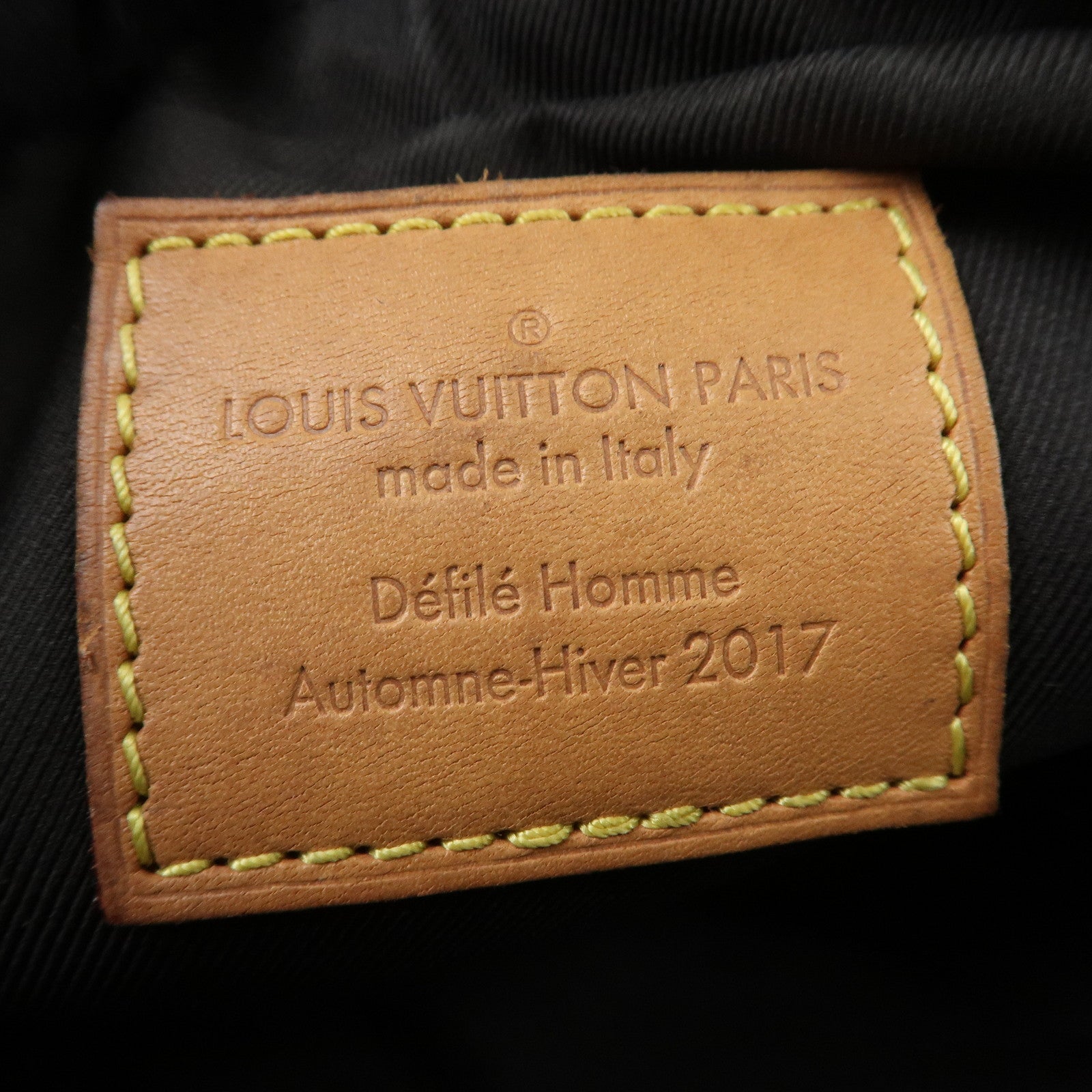 Louis Vuitton Monogram Camouflage SUPREME 2017 Bum Bag PM N44202 Used
