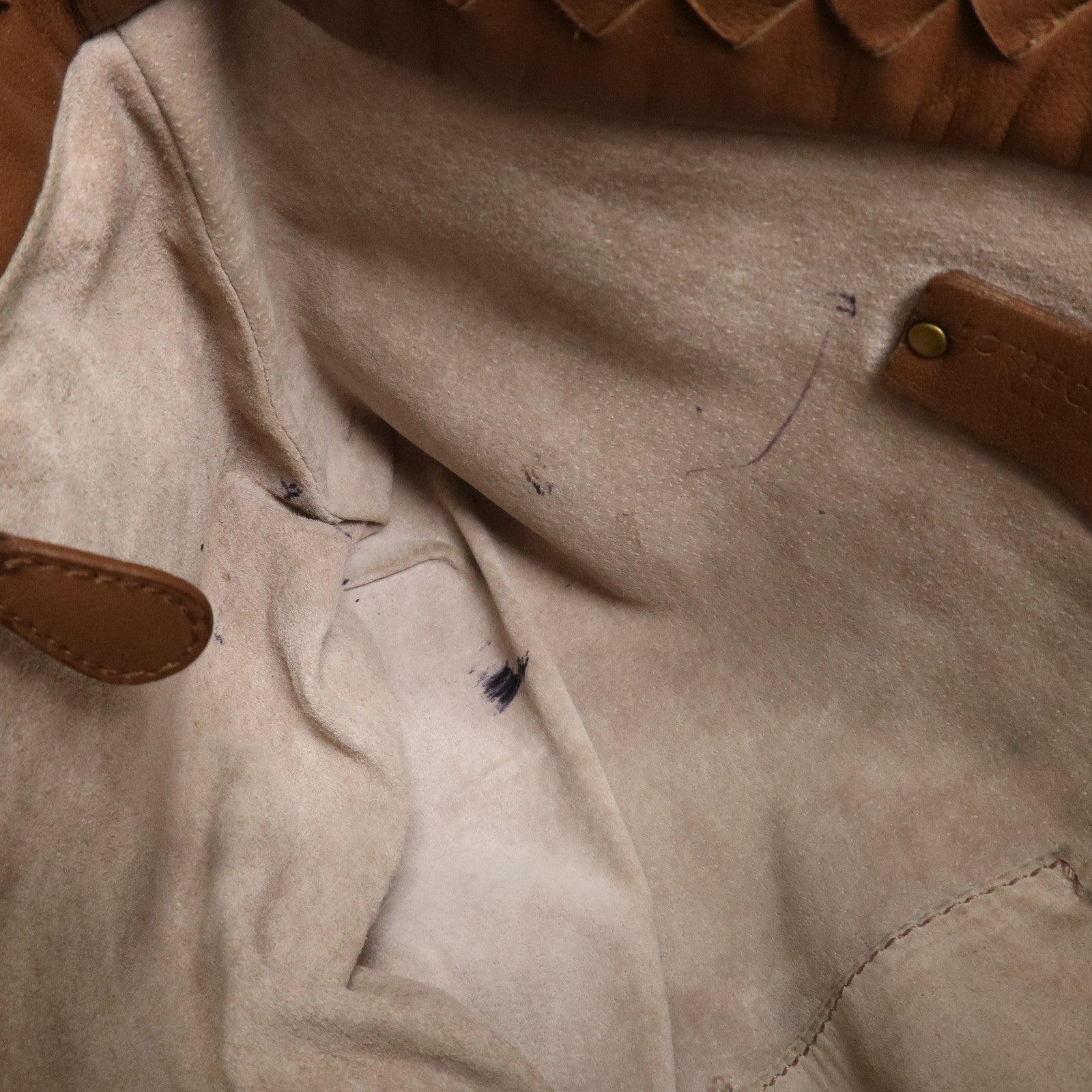 BOTTEGA VENETA Intrecciato Leather Tote Bag Brown 162937 Used