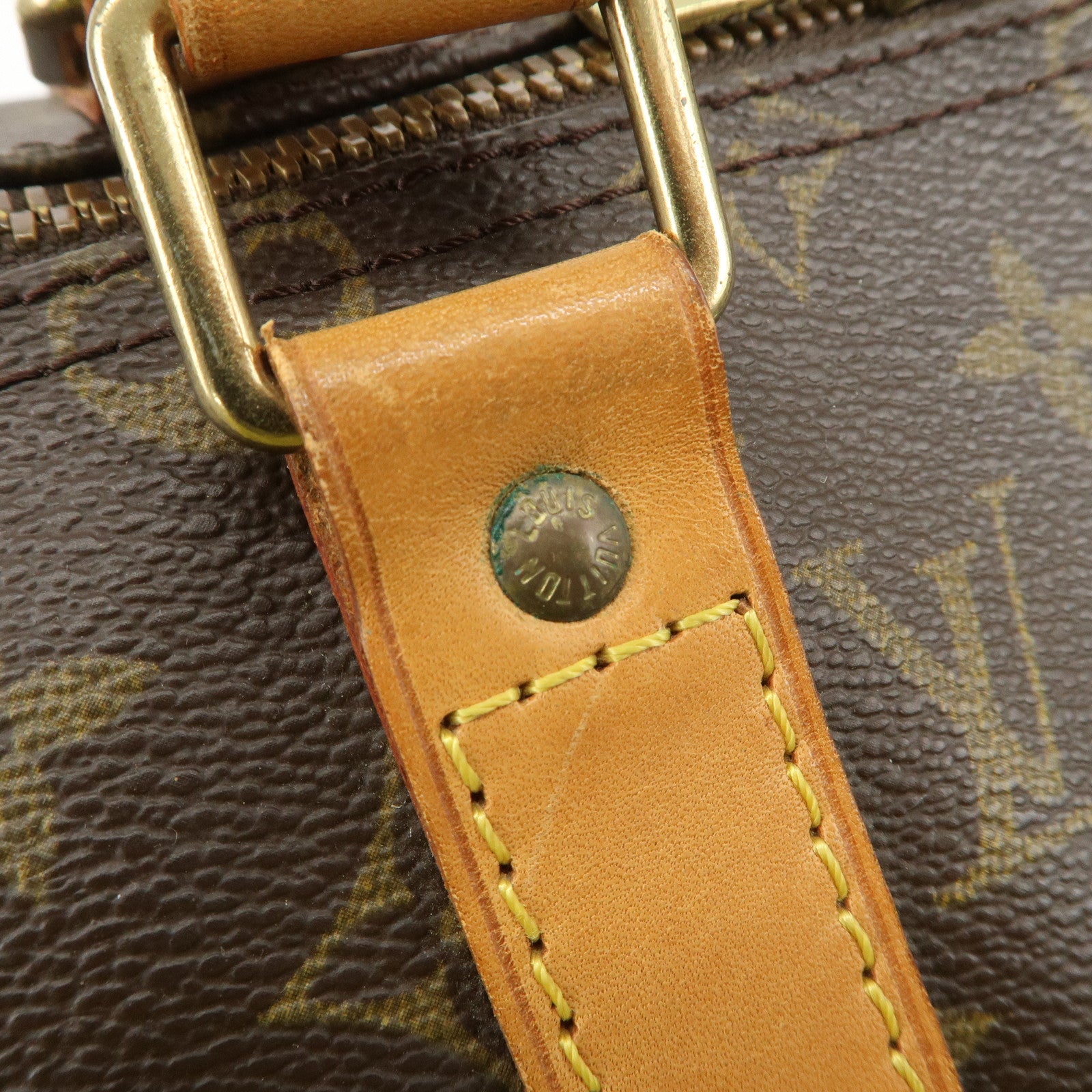 Louis Vuitton Monogram Keep All Bandouliere 50 Boston Bag M41416 Used