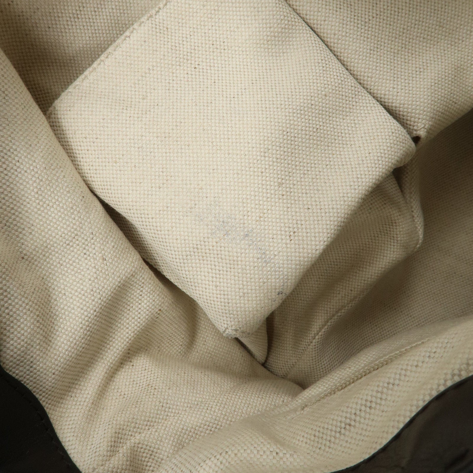 GUCCI Sukey GG Canvas Leather 2WAY Bag Beige Dark Brown 247902 Used