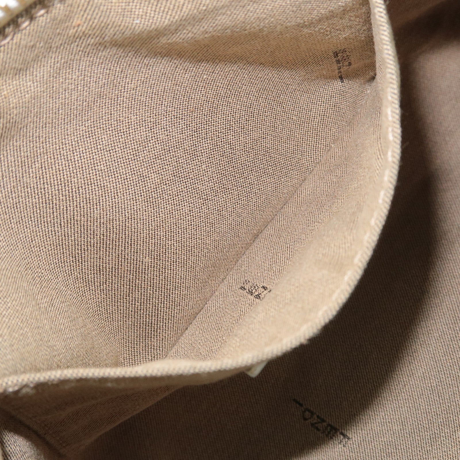 FENDI Zucca Print PVC Chain Accessory Pouch Multicolor 8BR592 Used