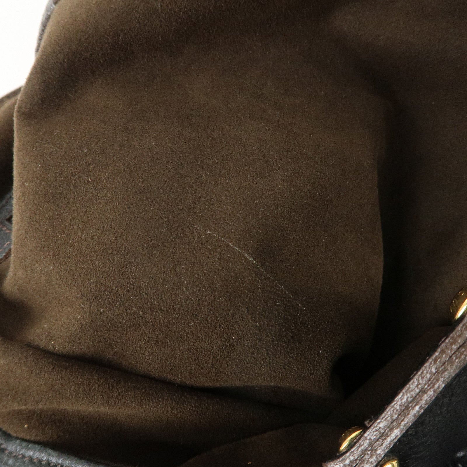 Louis Vuitton Monogram Mahina L Leather Hand Bag M93441 Used